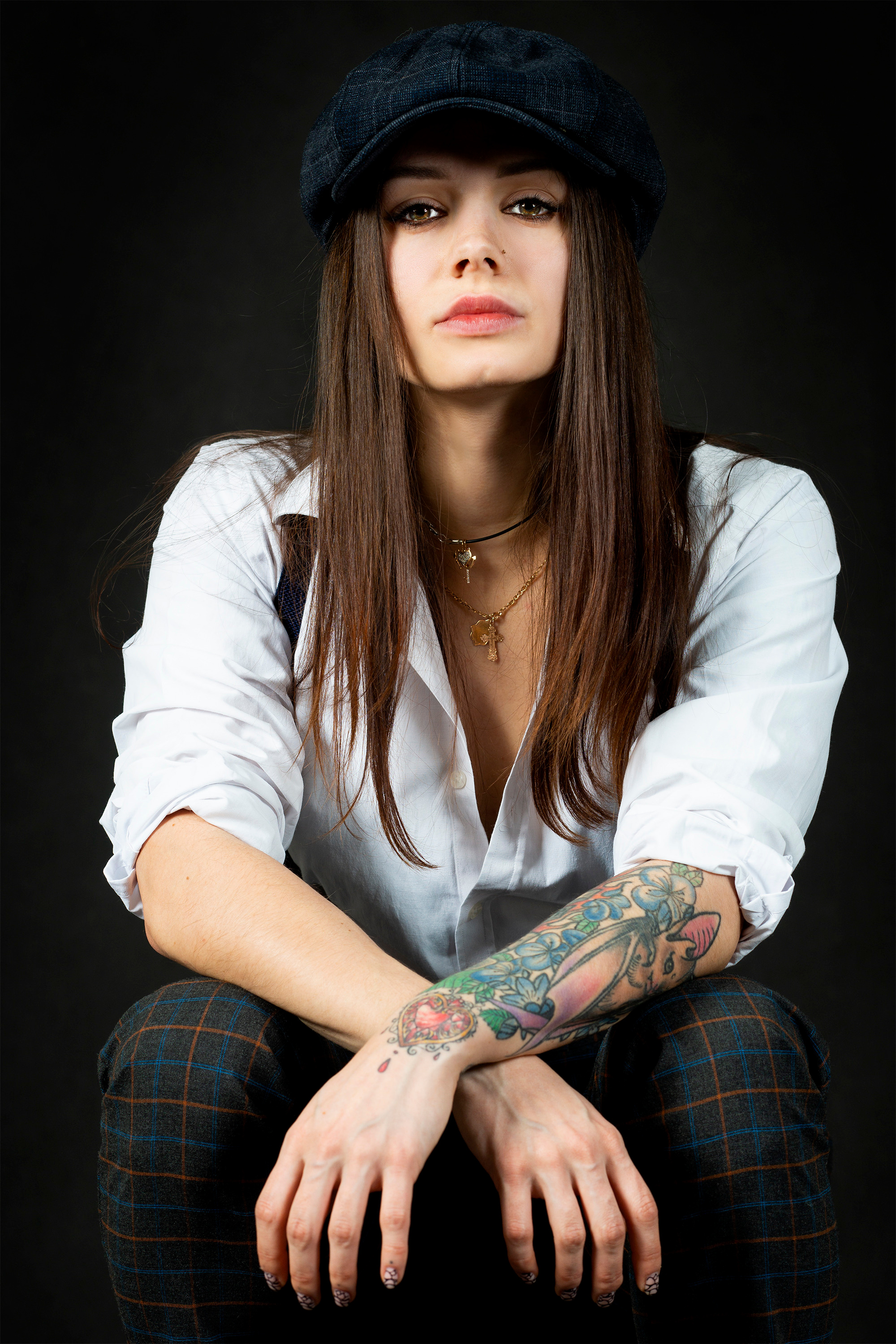 Ксения в фотосессии «Острые козырьки»