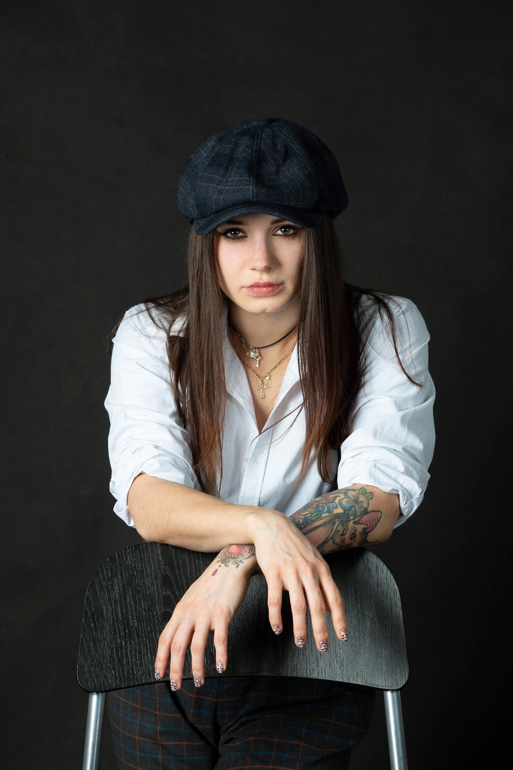 Ксения в фотосессии «Острые козырьки»