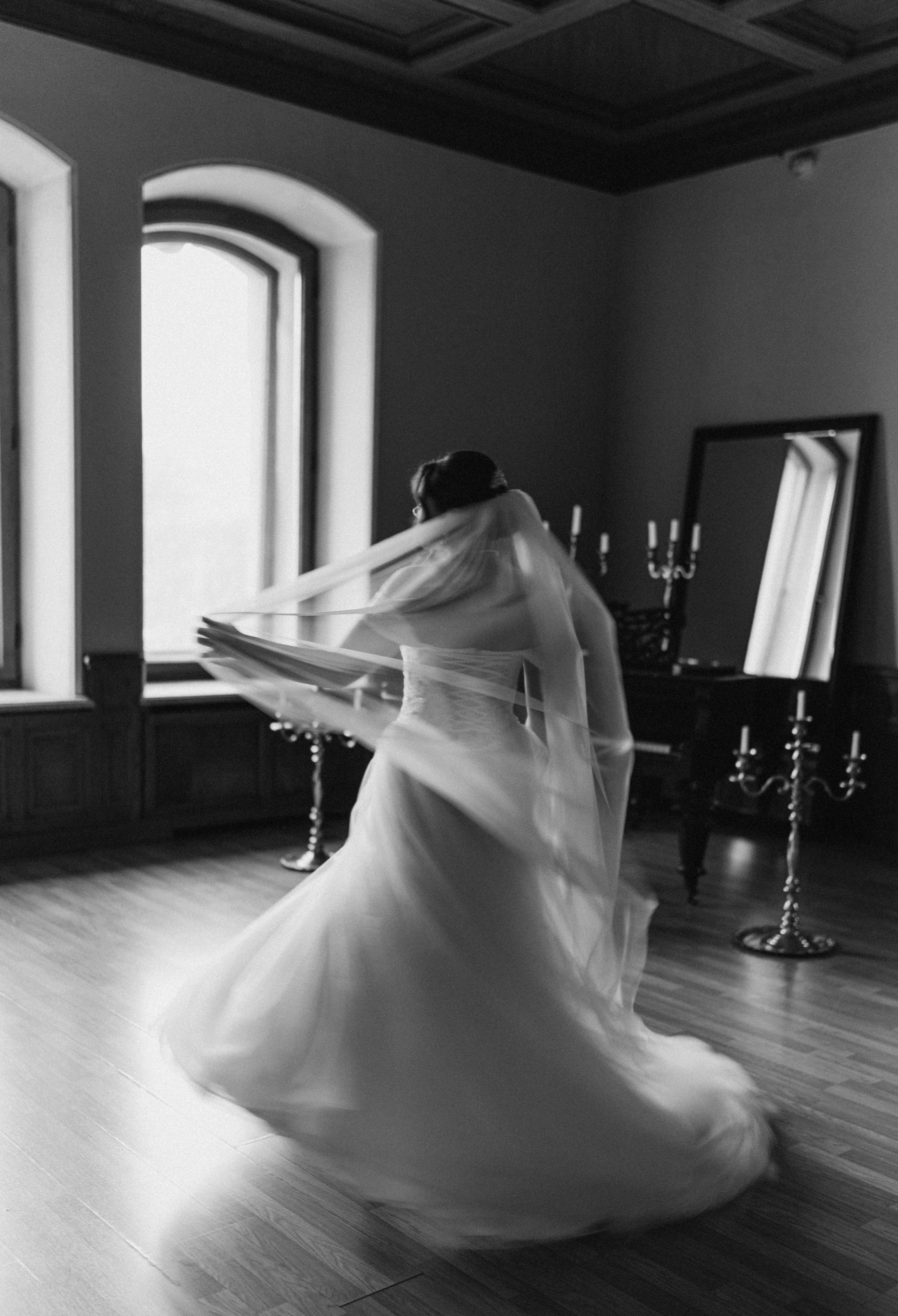 Свадебная фотосессия в студии. Федосова Елизавета. Свадебный фотограф в СПб.