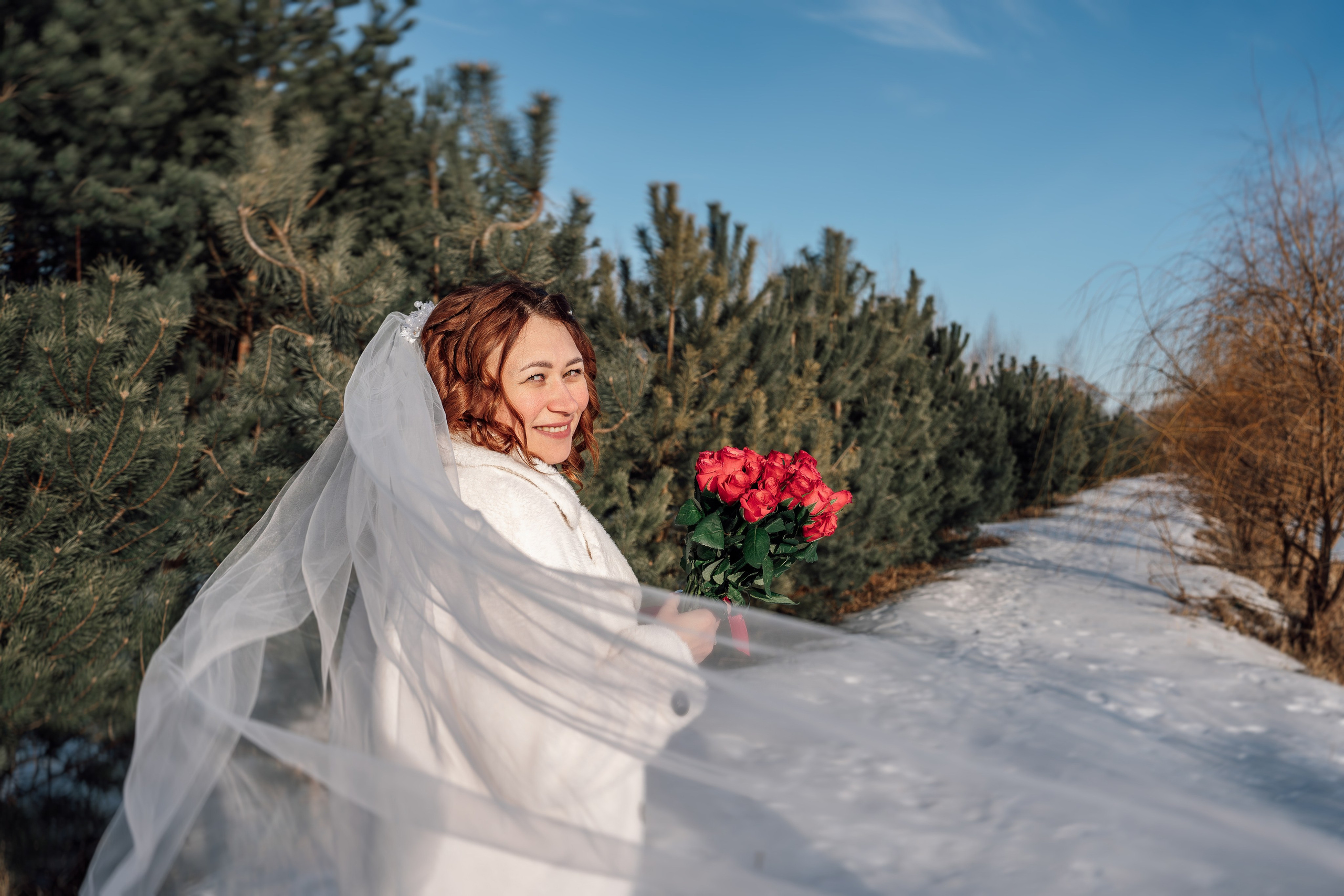 Зимняя свадьба Алексея и Марины. Фотограф Юлия Паськова, город Бирюч