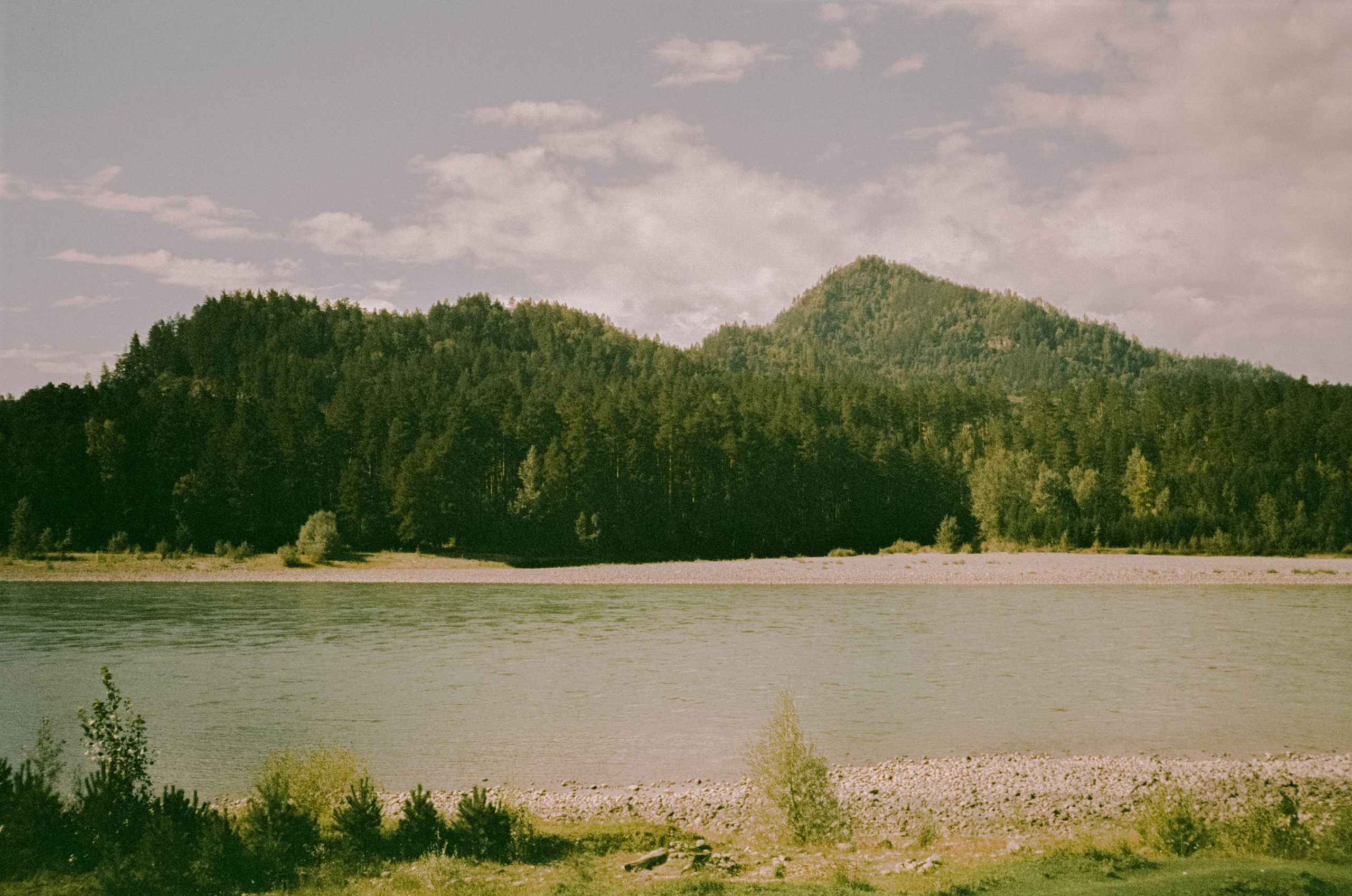 Кедровый Остров, река Катунь, база Бережок