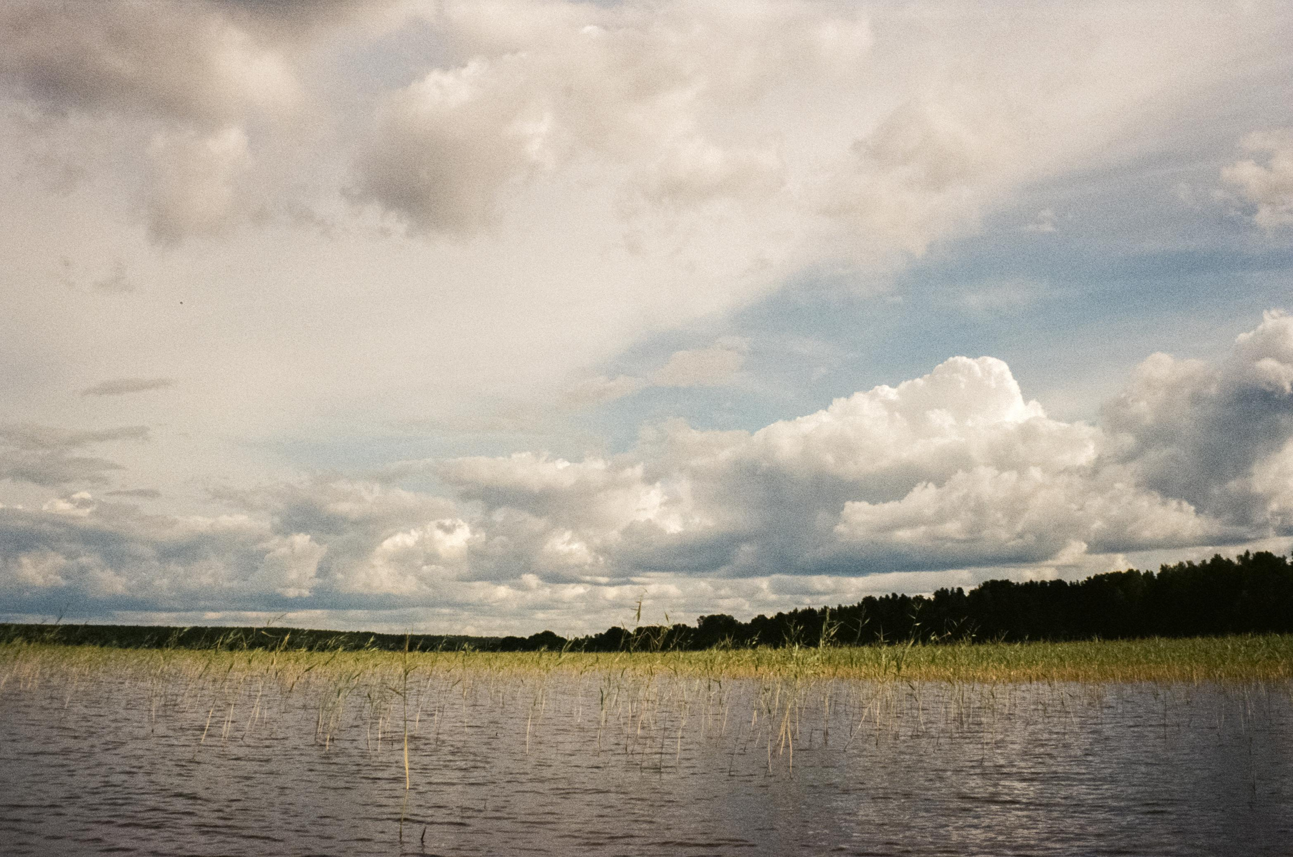 Прогулки на озере в Карелии на SUP