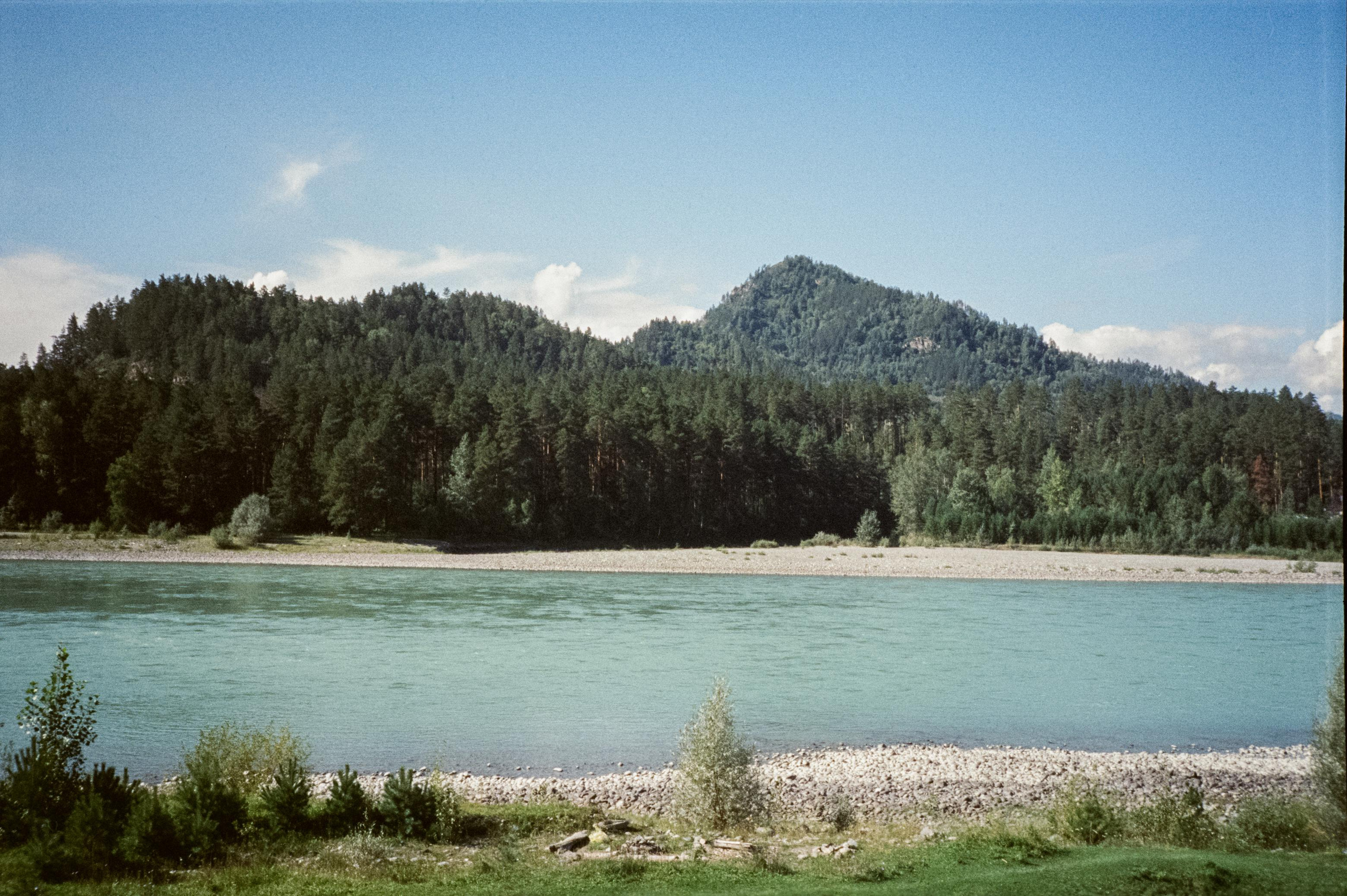 Река Катунь на фотопленку