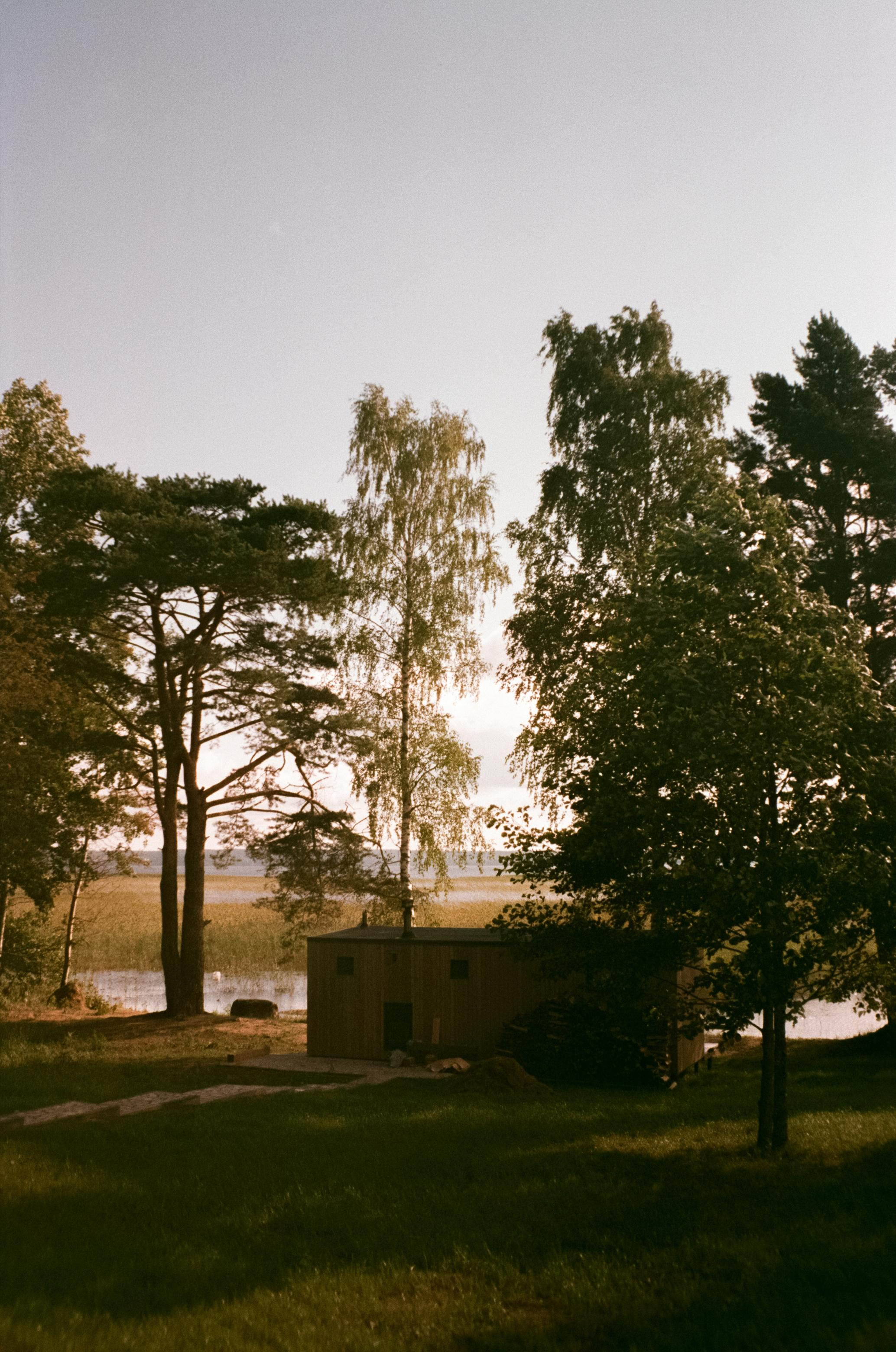 Озеро Отрадное, снятое на просроченную пленку