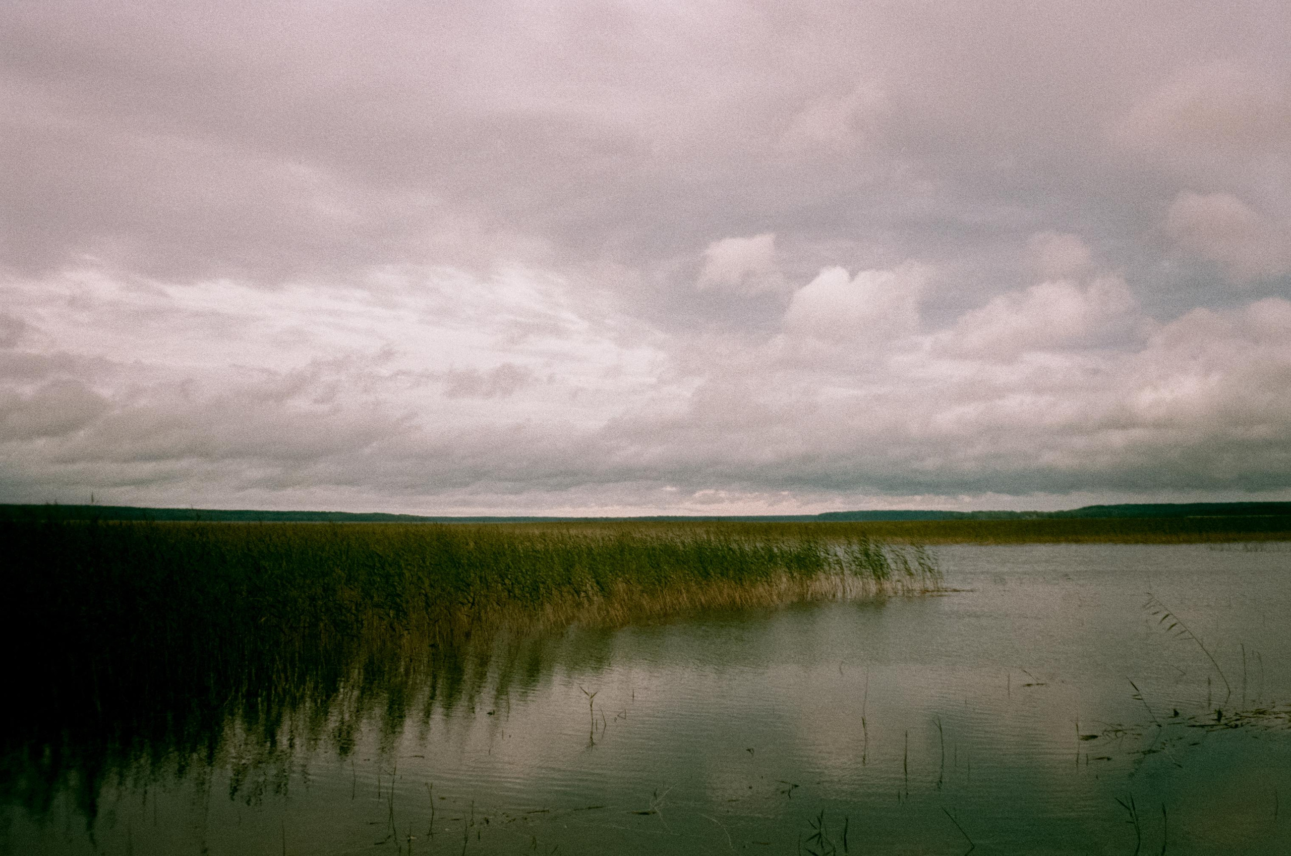 Озеро Отрадное, снятое на просроченную пленку