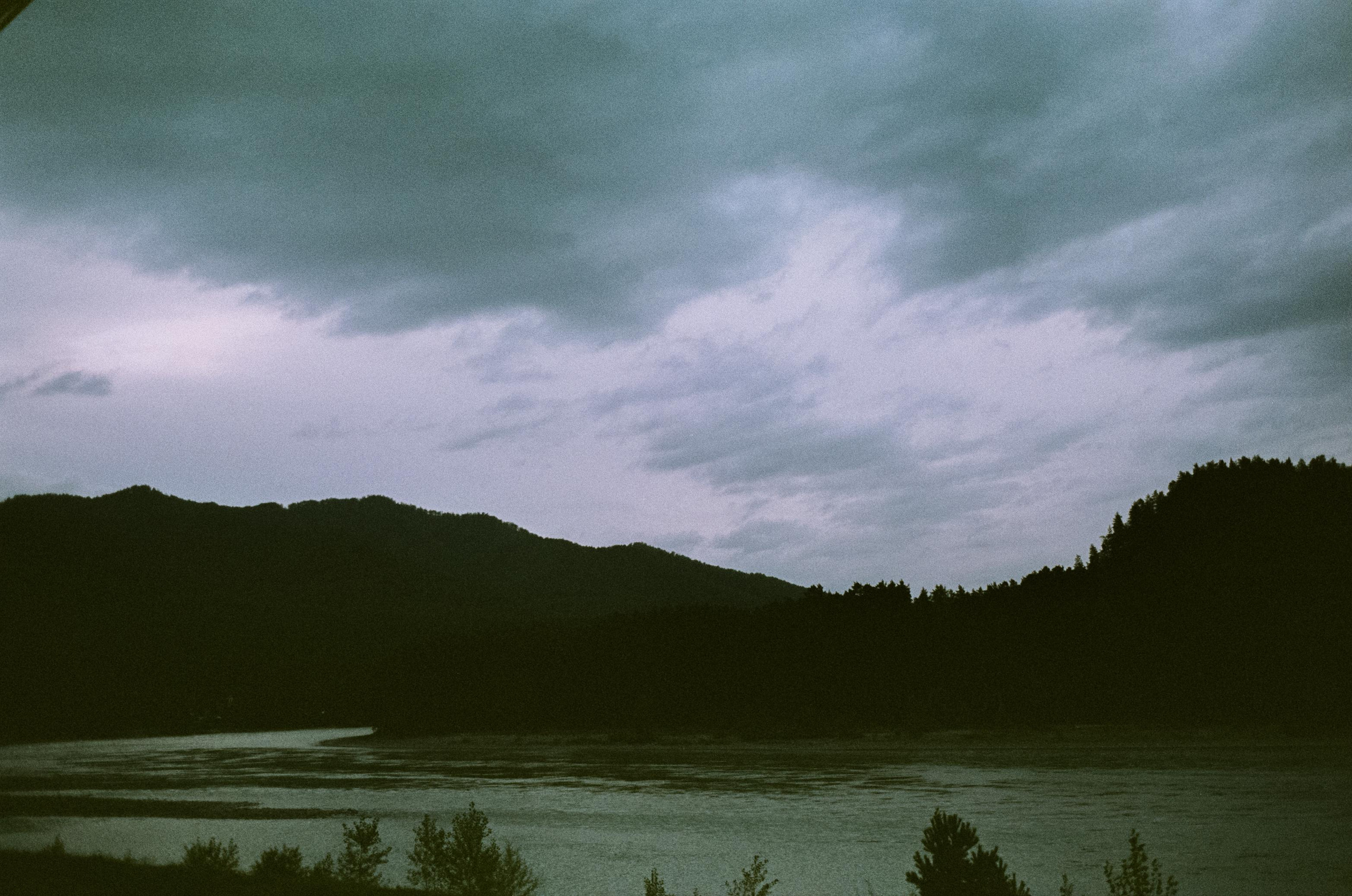 Бирюзовая Катунь на фотопленку