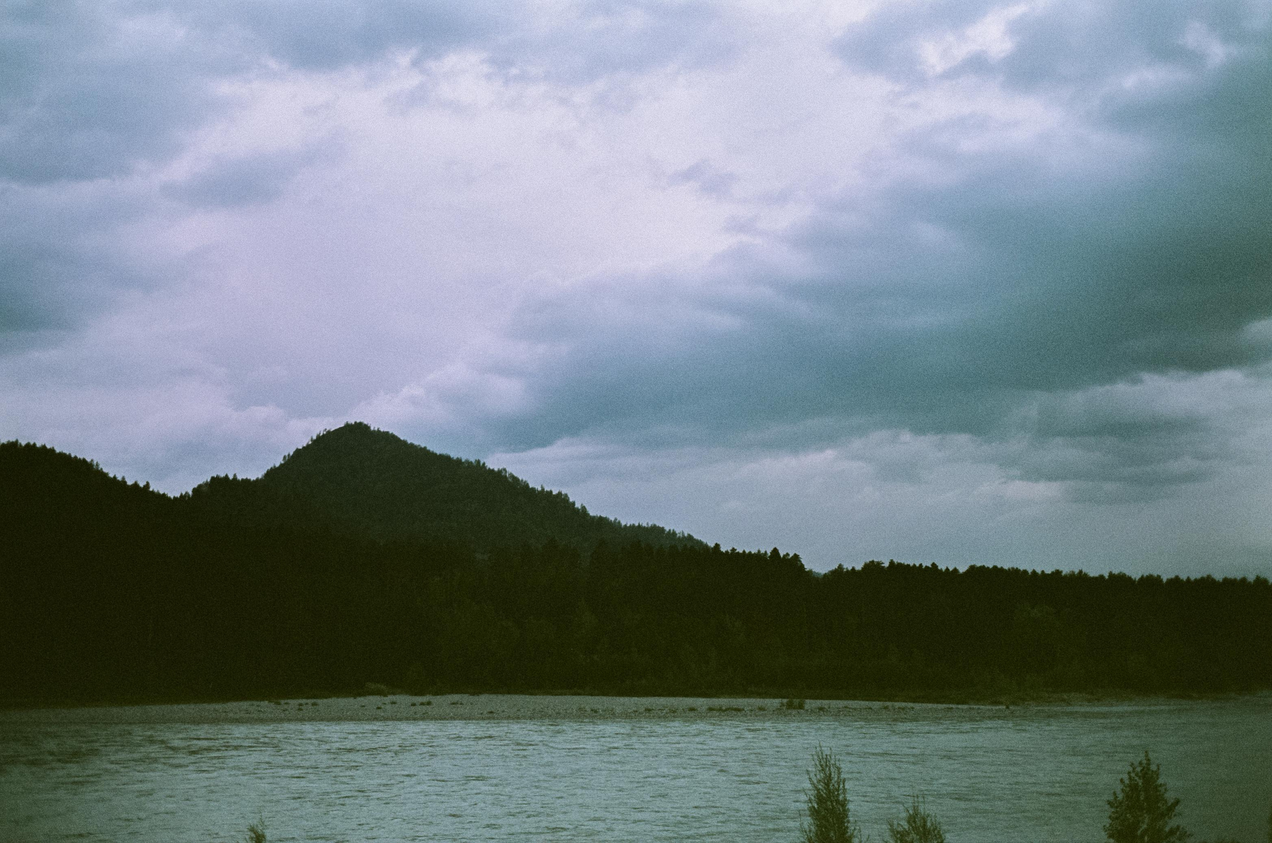 Бирюзовая Катунь на фотопленку