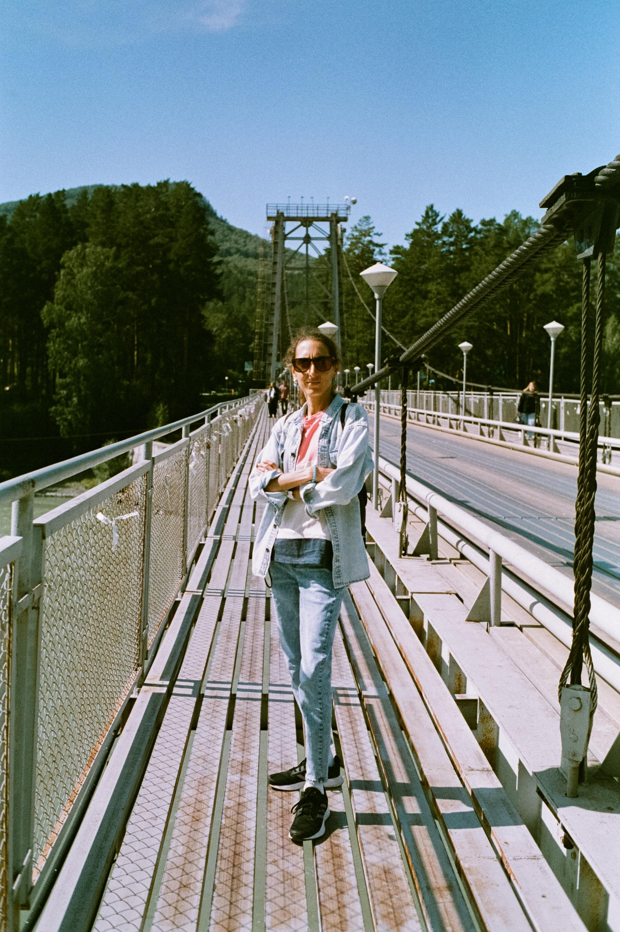 Бирюзовая Катунь на фотопленку