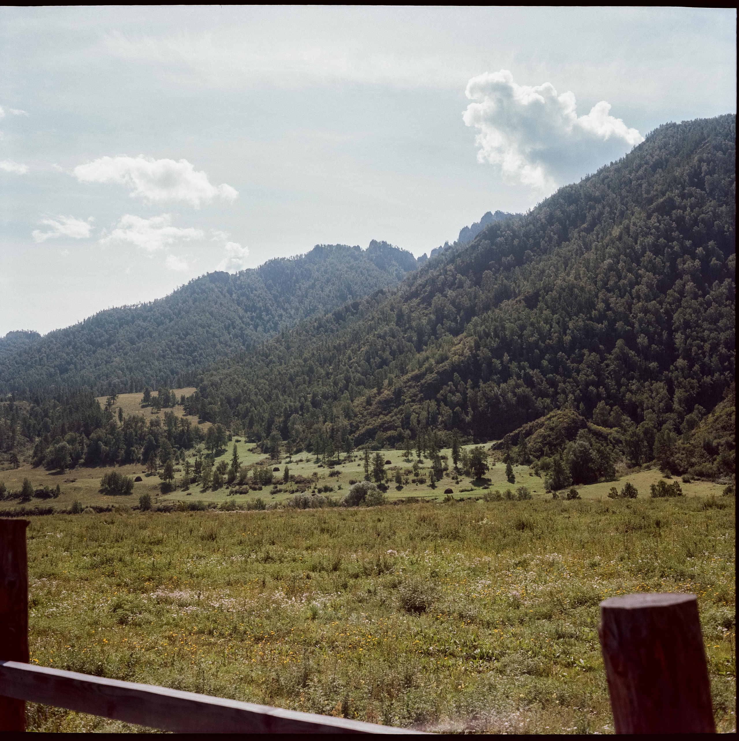 Чемальский тракт на фотопленку
