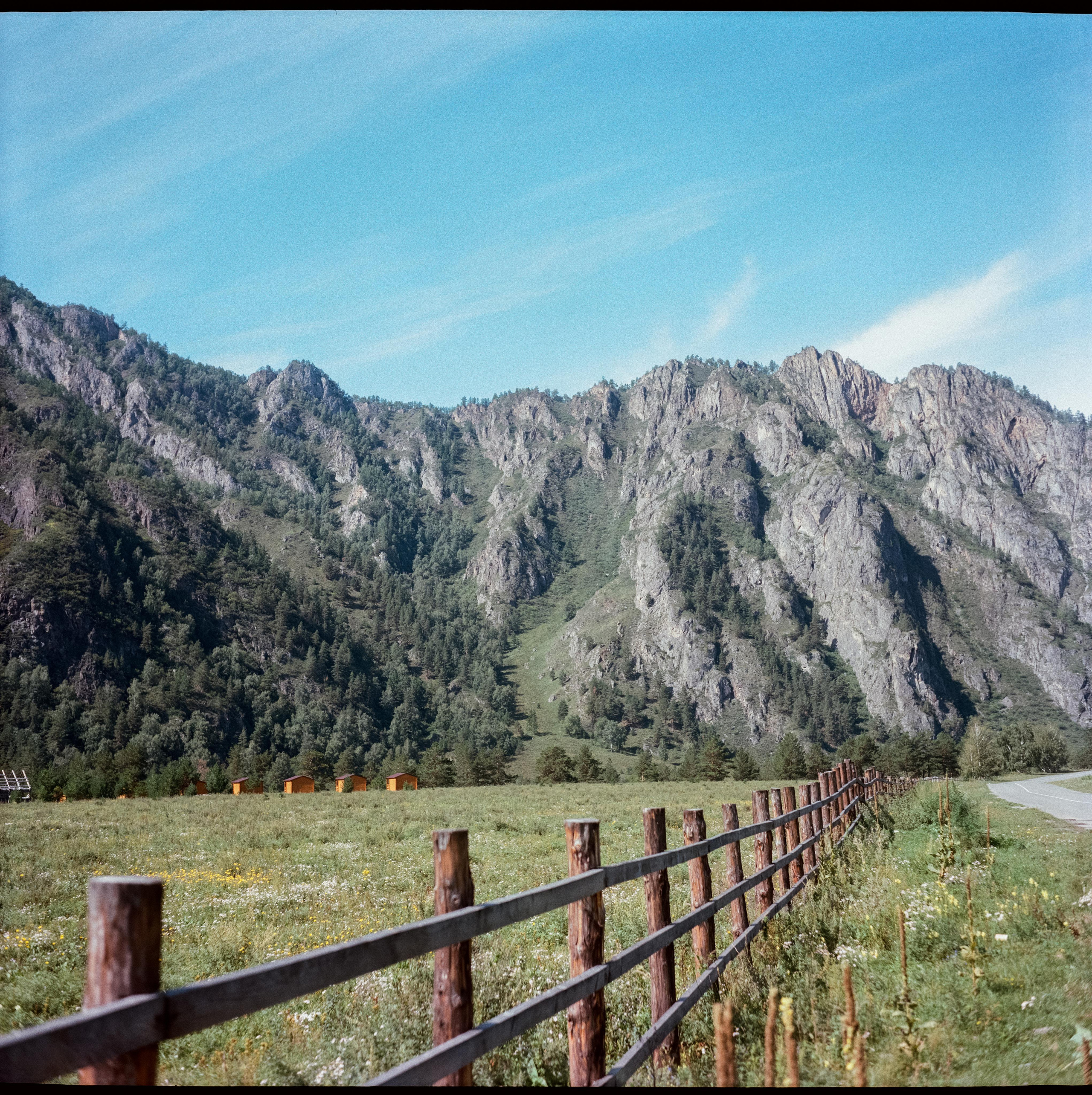 Чемальский тракт на фотопленку