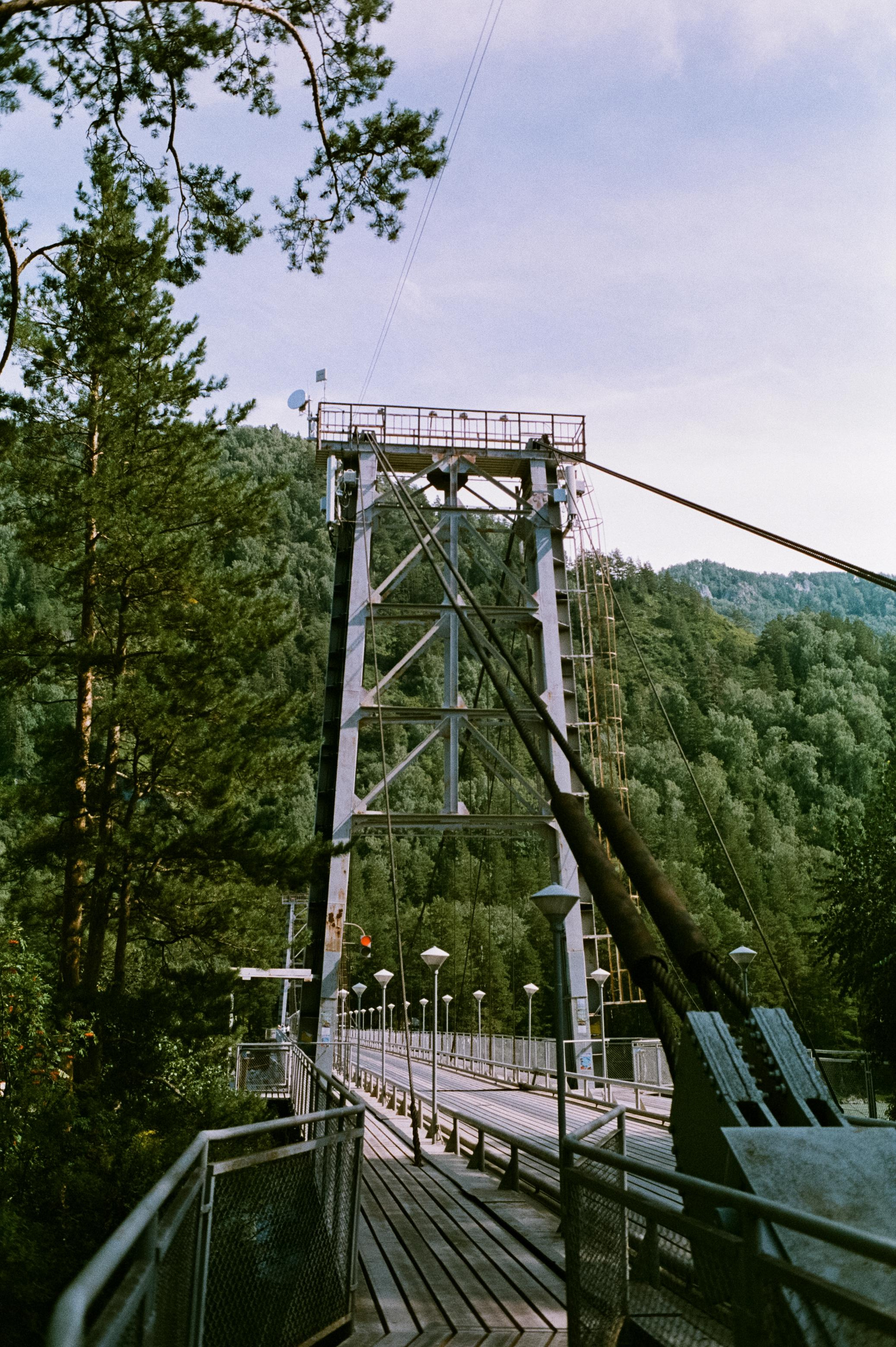 Бирюзовая Катунь на фотопленку