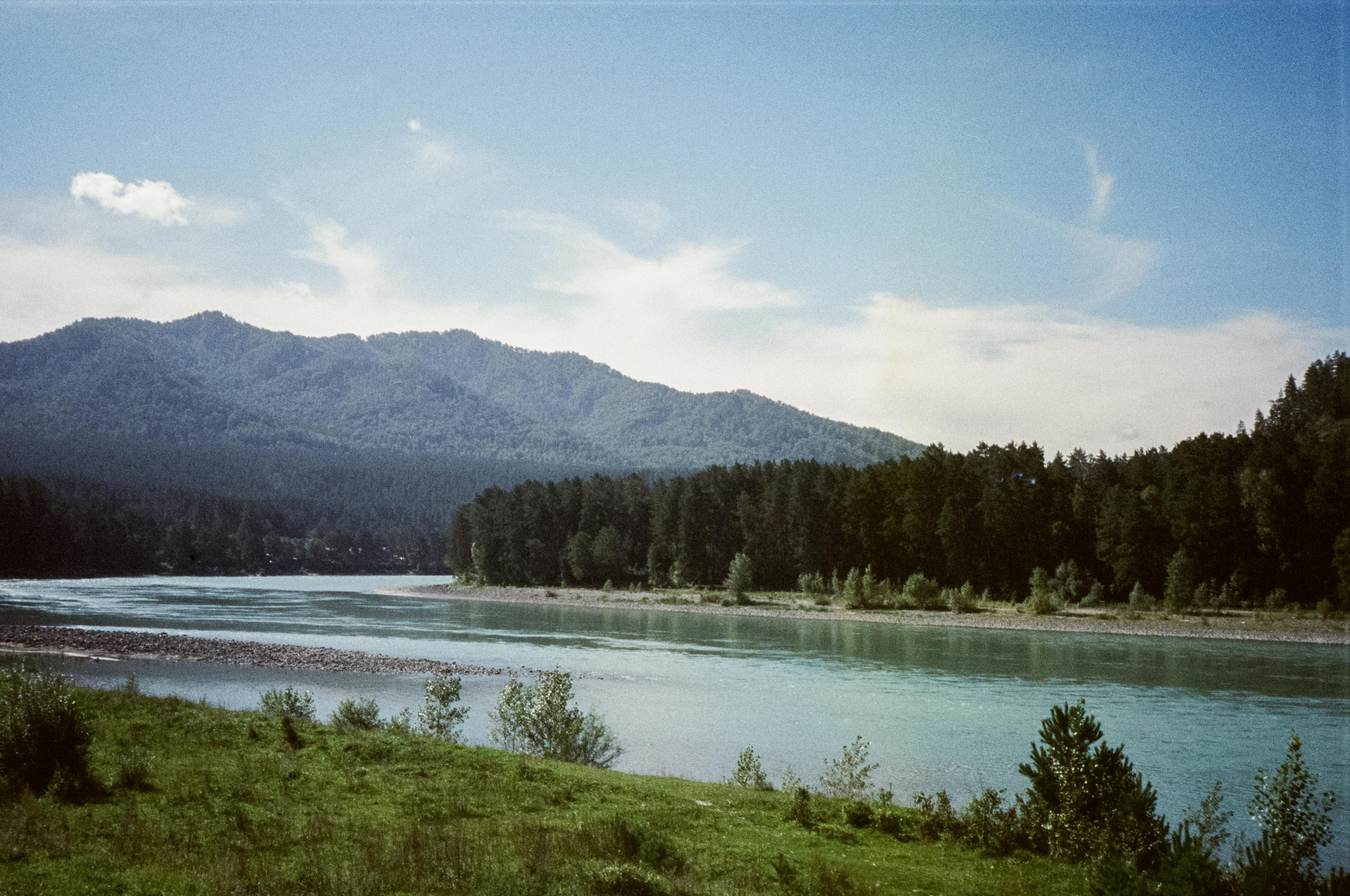Река Катунь на фотопленку