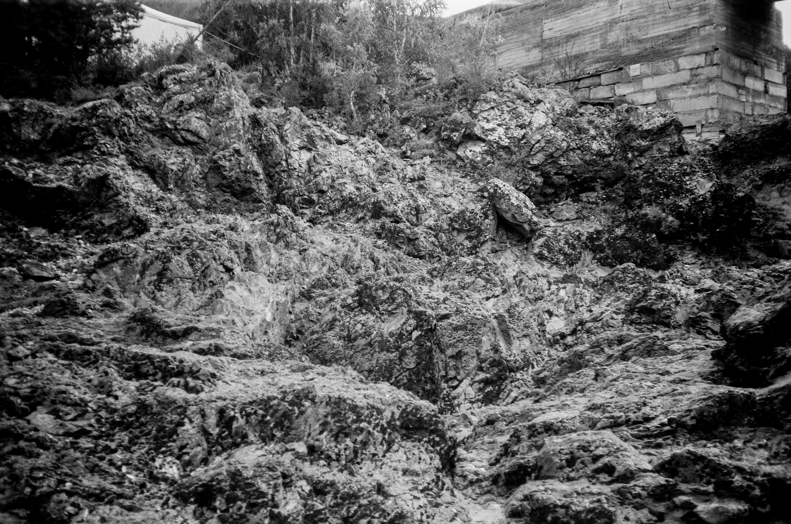 Ороктойский мост на черно-белую пленку