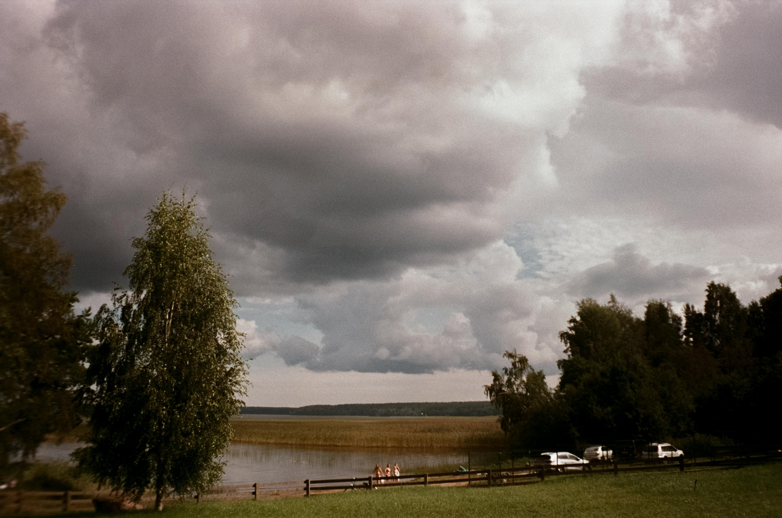 Озеро Отрадное, снятое на просроченную пленку