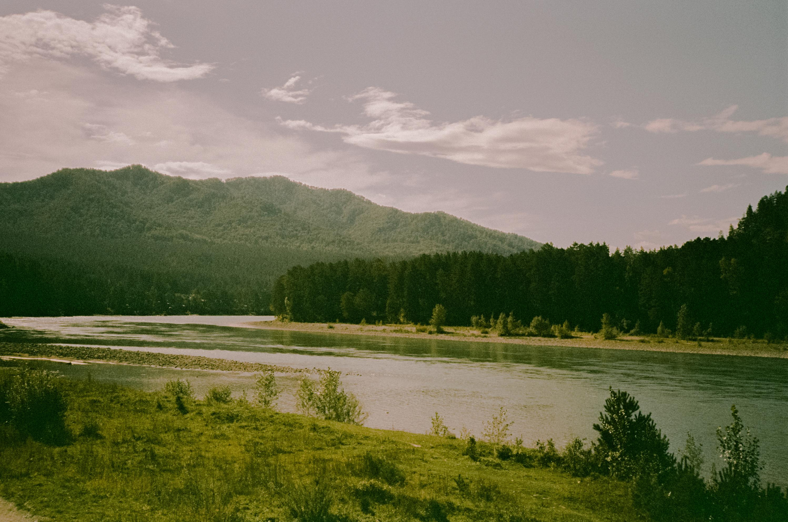 Кедровый Остров, река Катунь, база Бережок