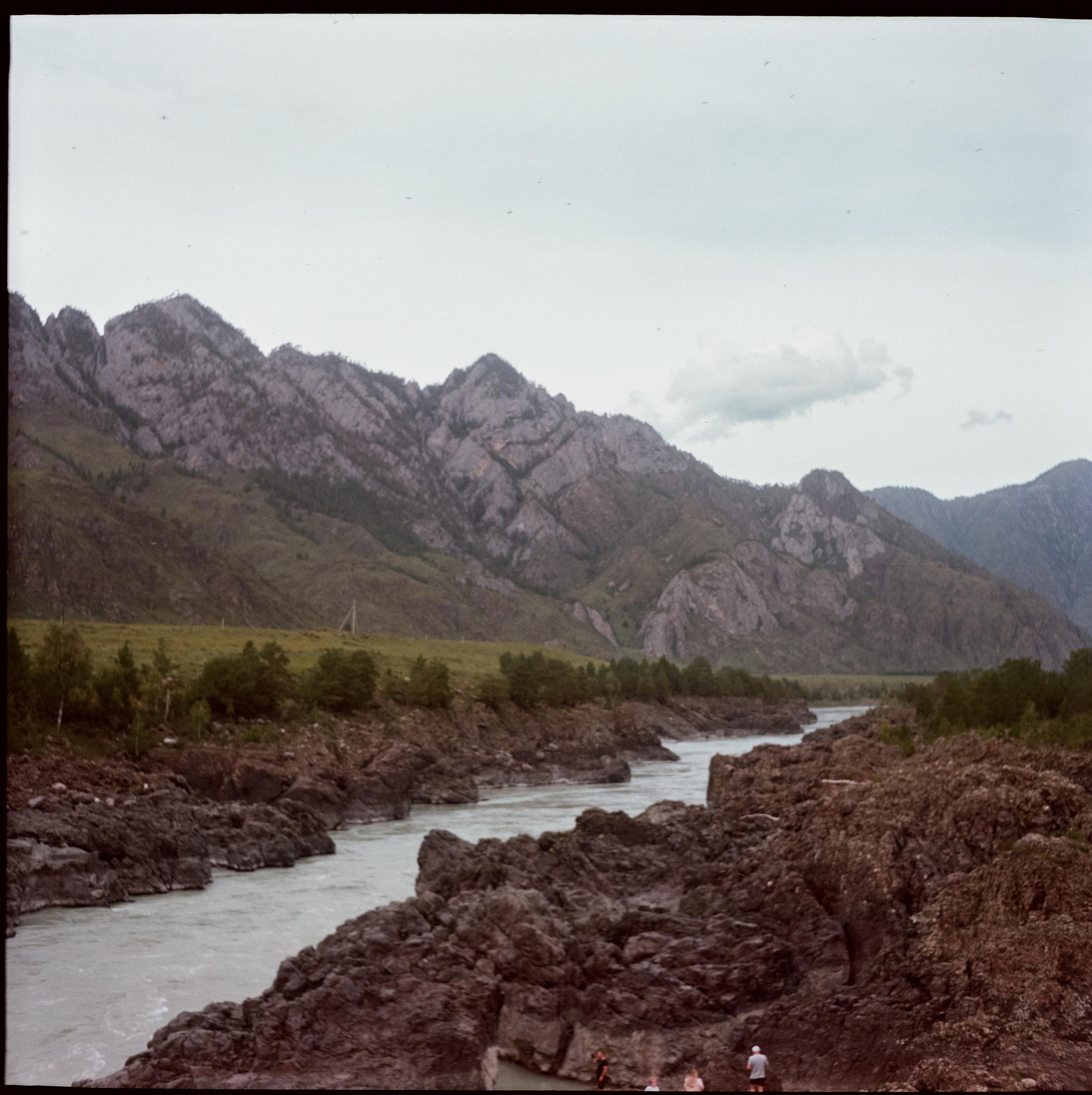 Ороктойский мост на фотопленку