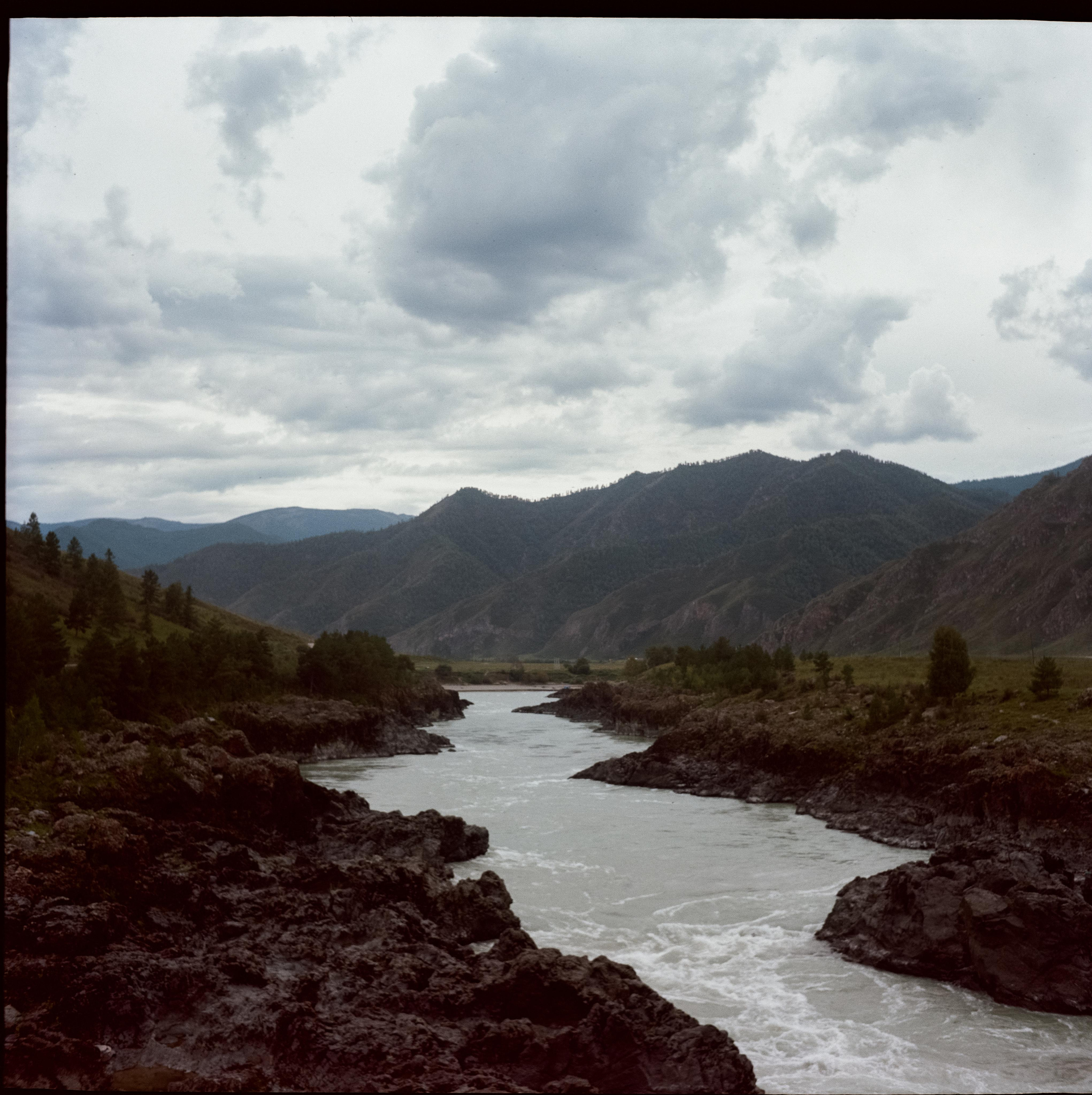 Ороктойский мост на фотопленку