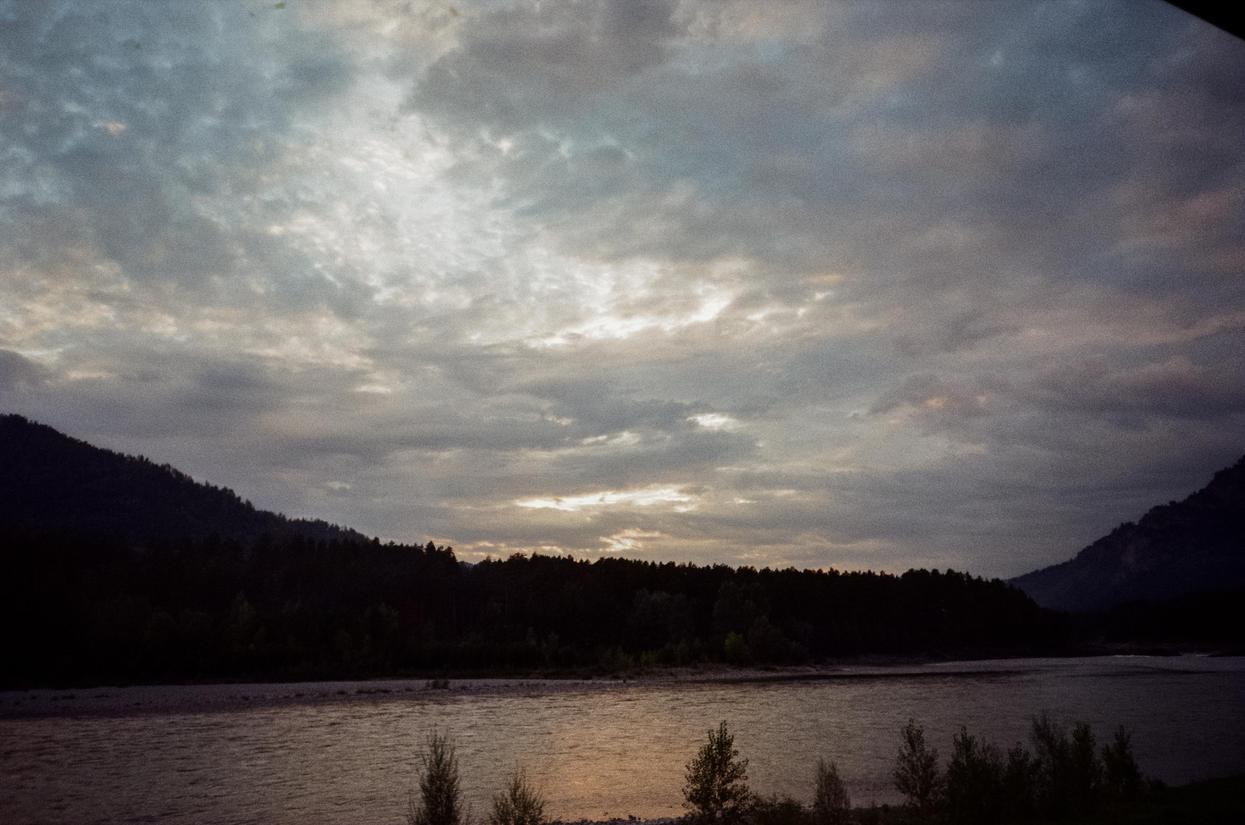 Река Катунь на фотопленку