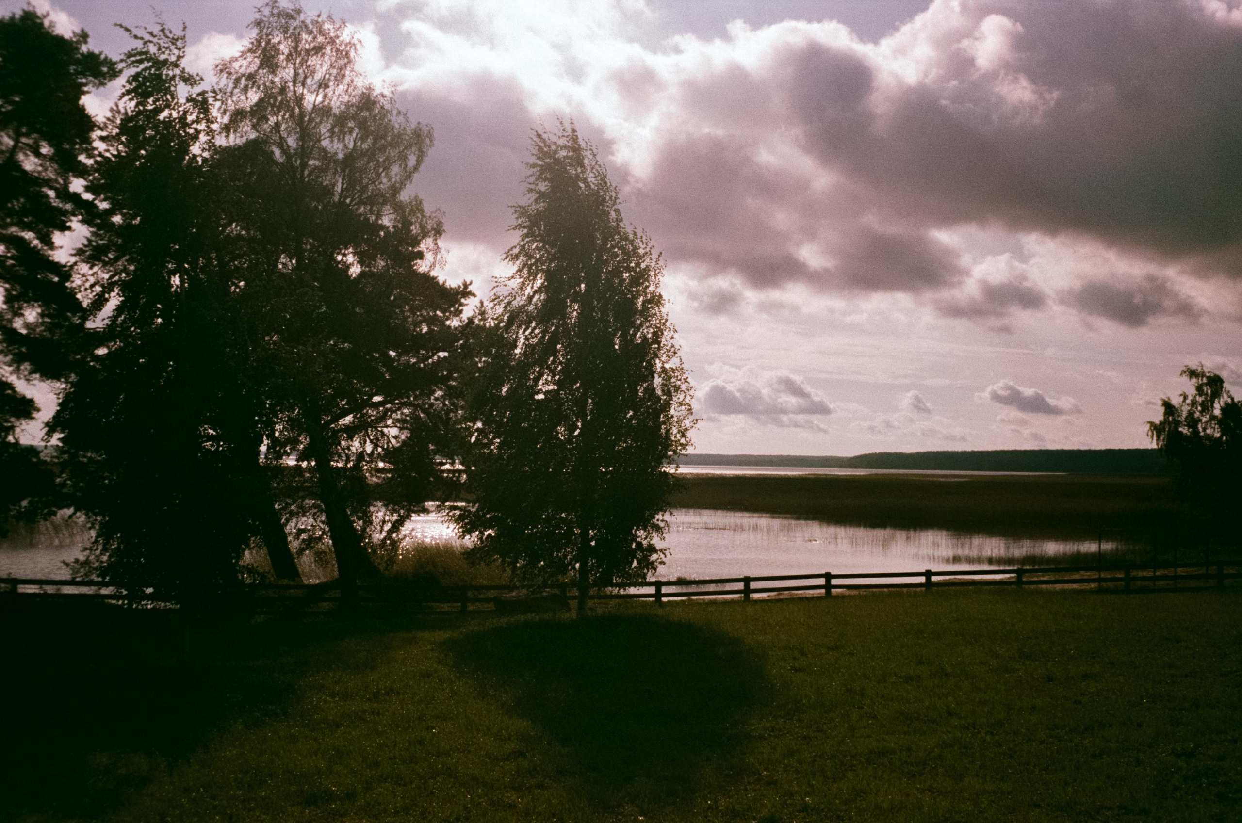 Озеро Отрадное, снятое на просроченную пленку