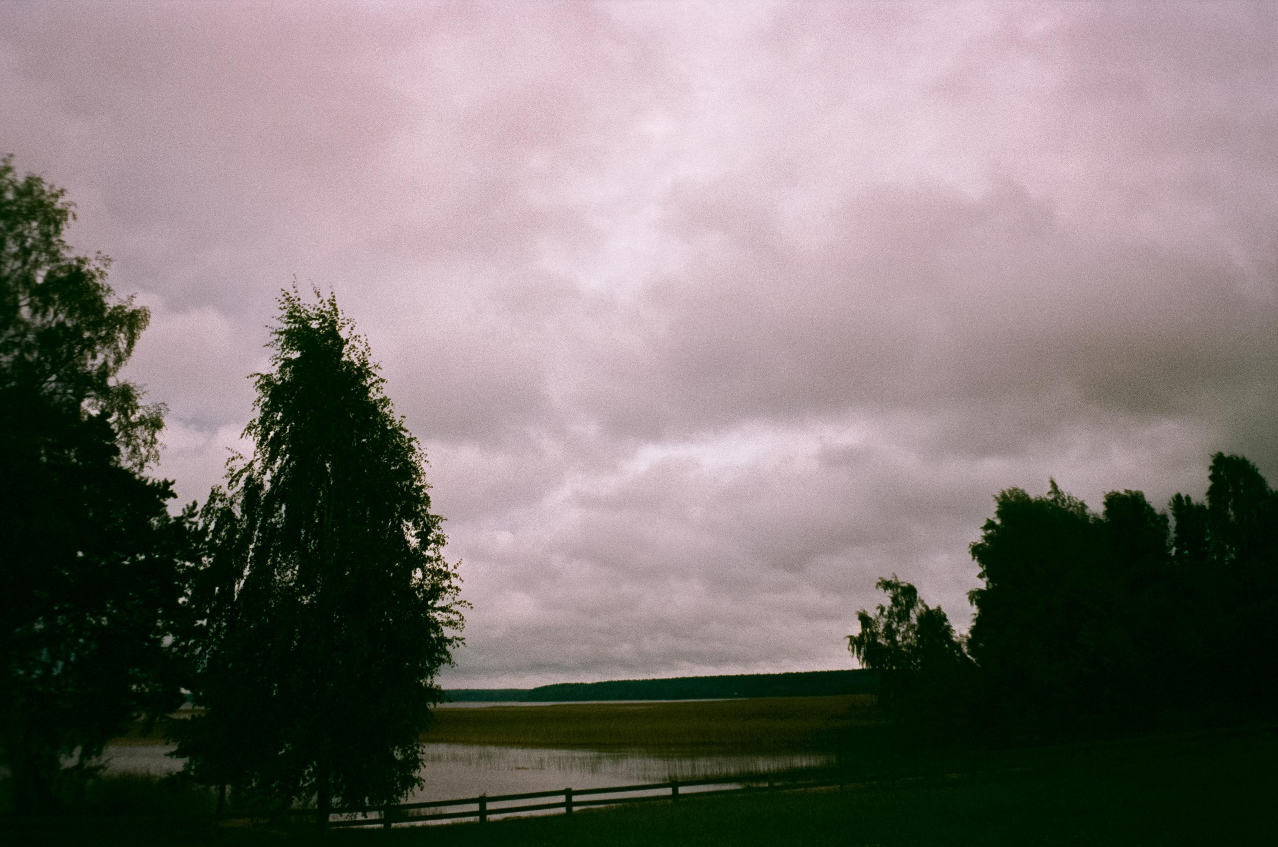 Озеро Отрадное, снятое на просроченную пленку