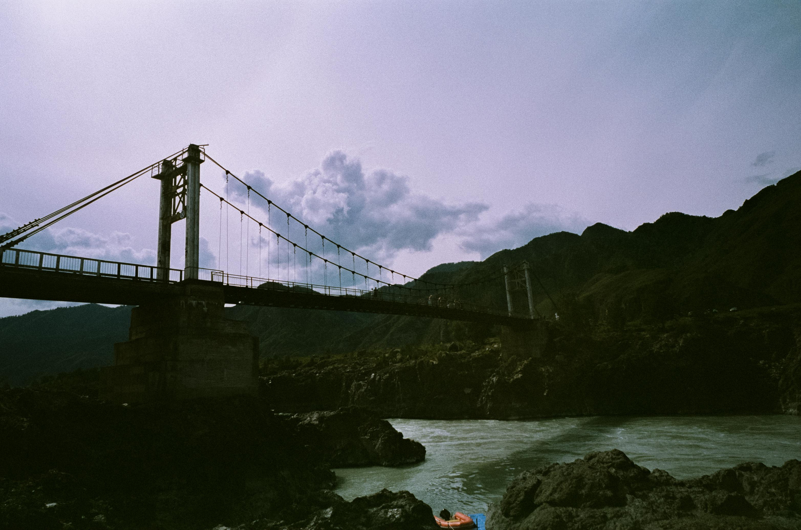 Ороктойский мост на фотопленку