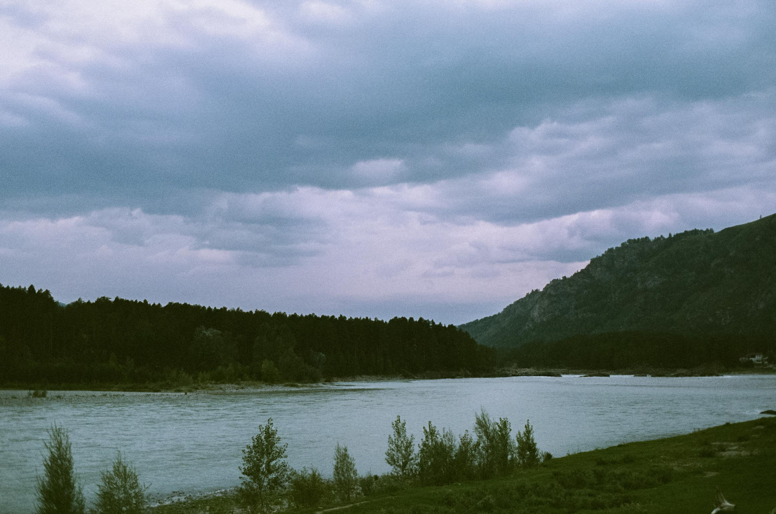 Бирюзовая Катунь на фотопленку