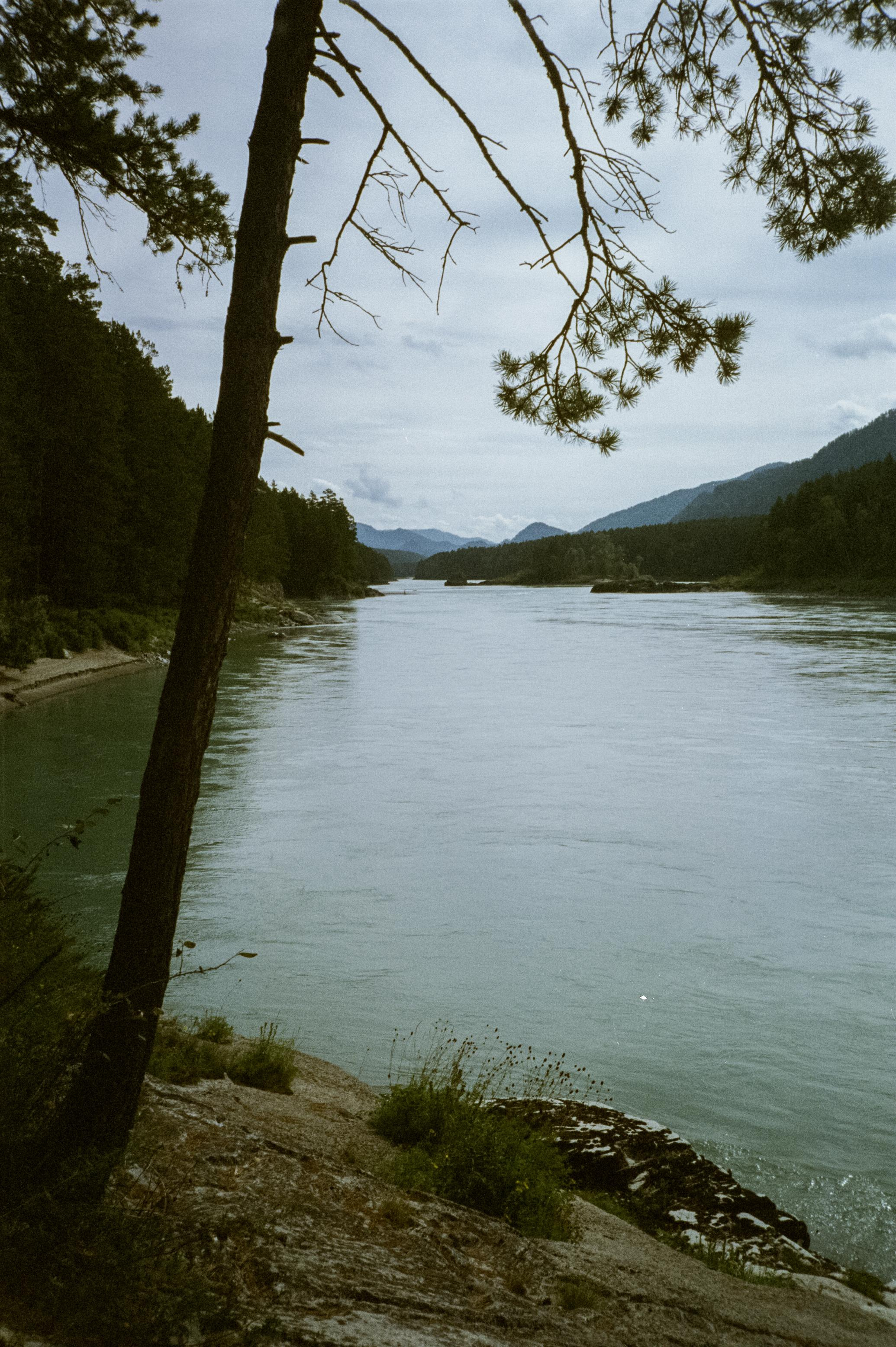 Закаты и восходы на базе Бережок / Fuji Eterna 500T / Revue 35CC