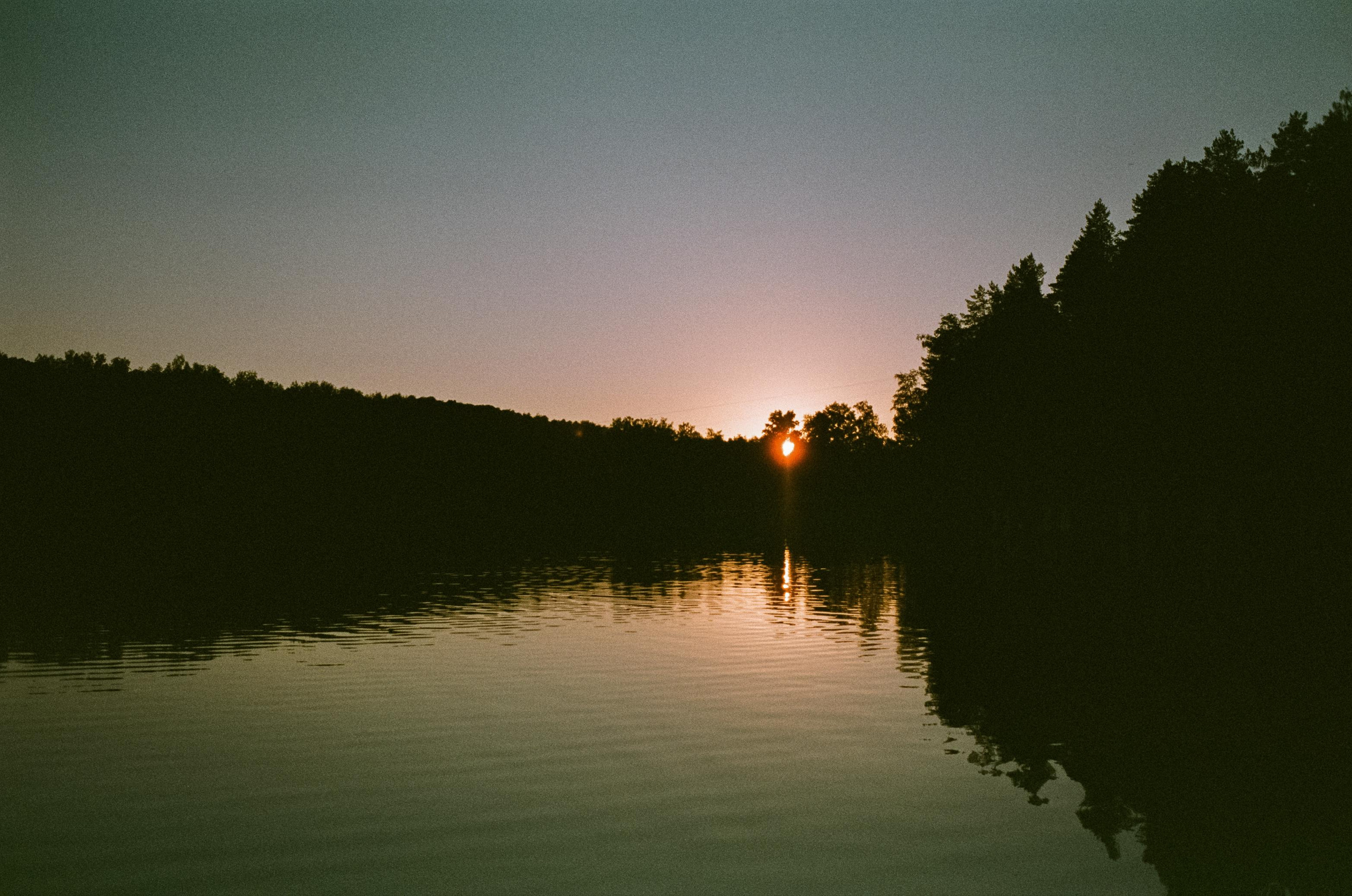 Бирюзовая Катунь на фотопленку