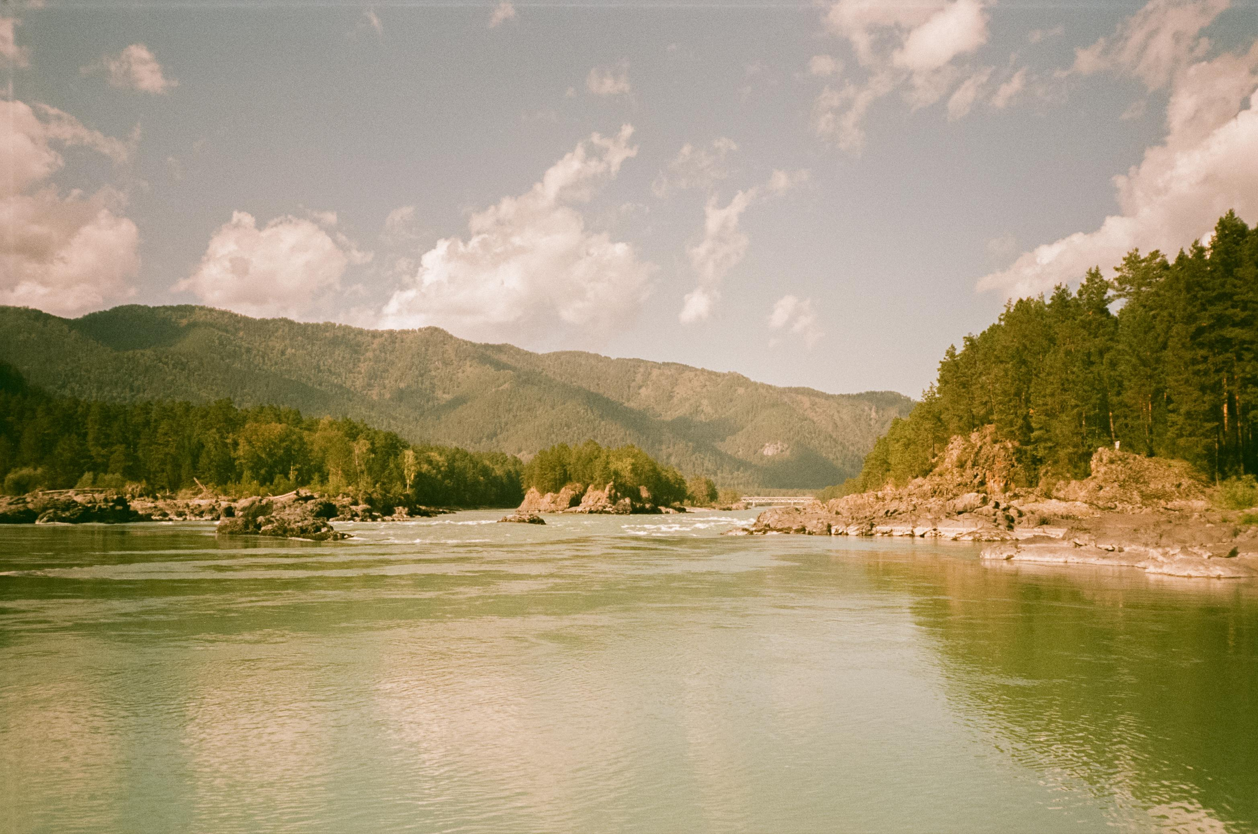 Кедровый Остров, река Катунь, база Бережок