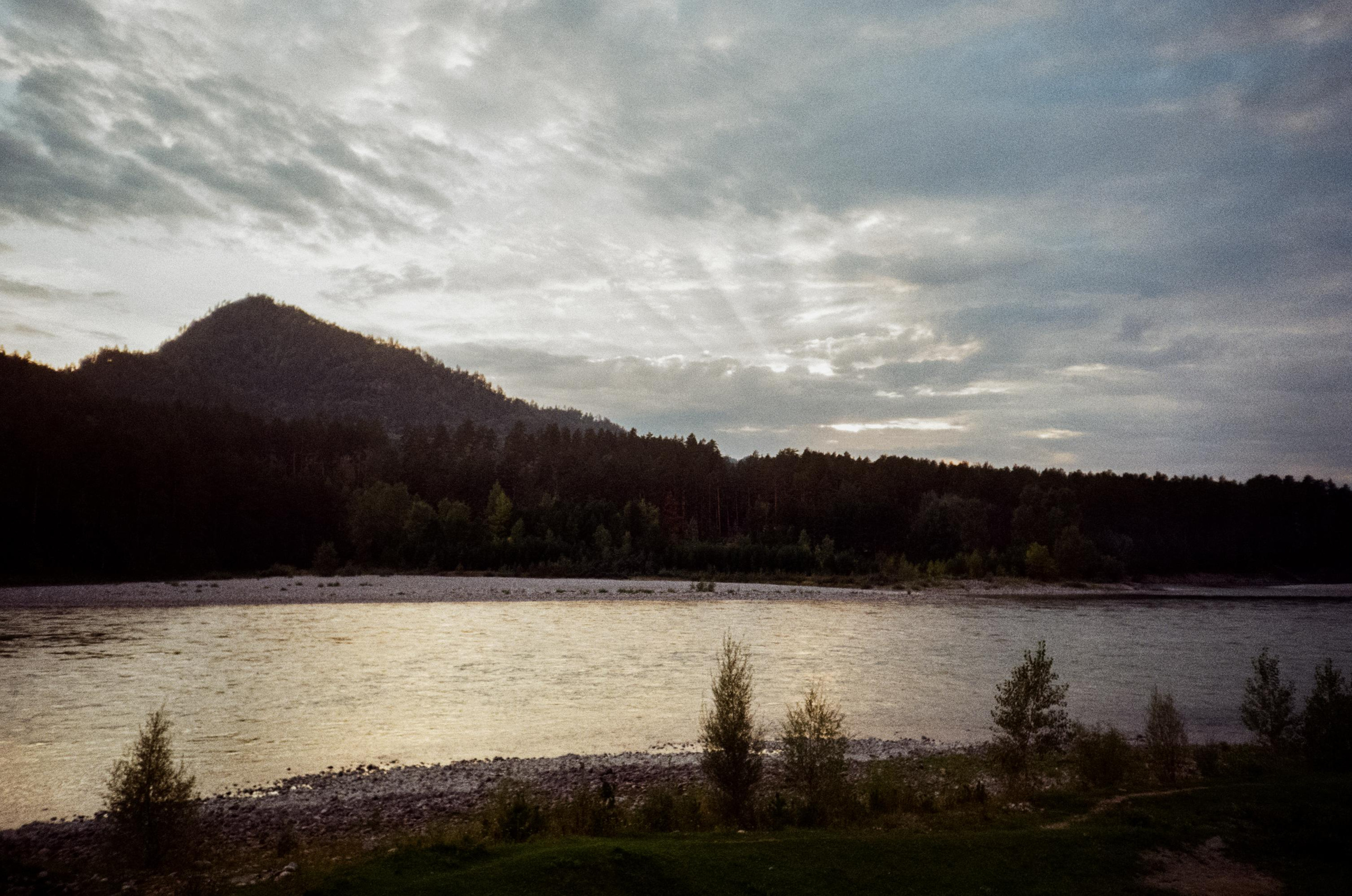 Река Катунь на фотопленку