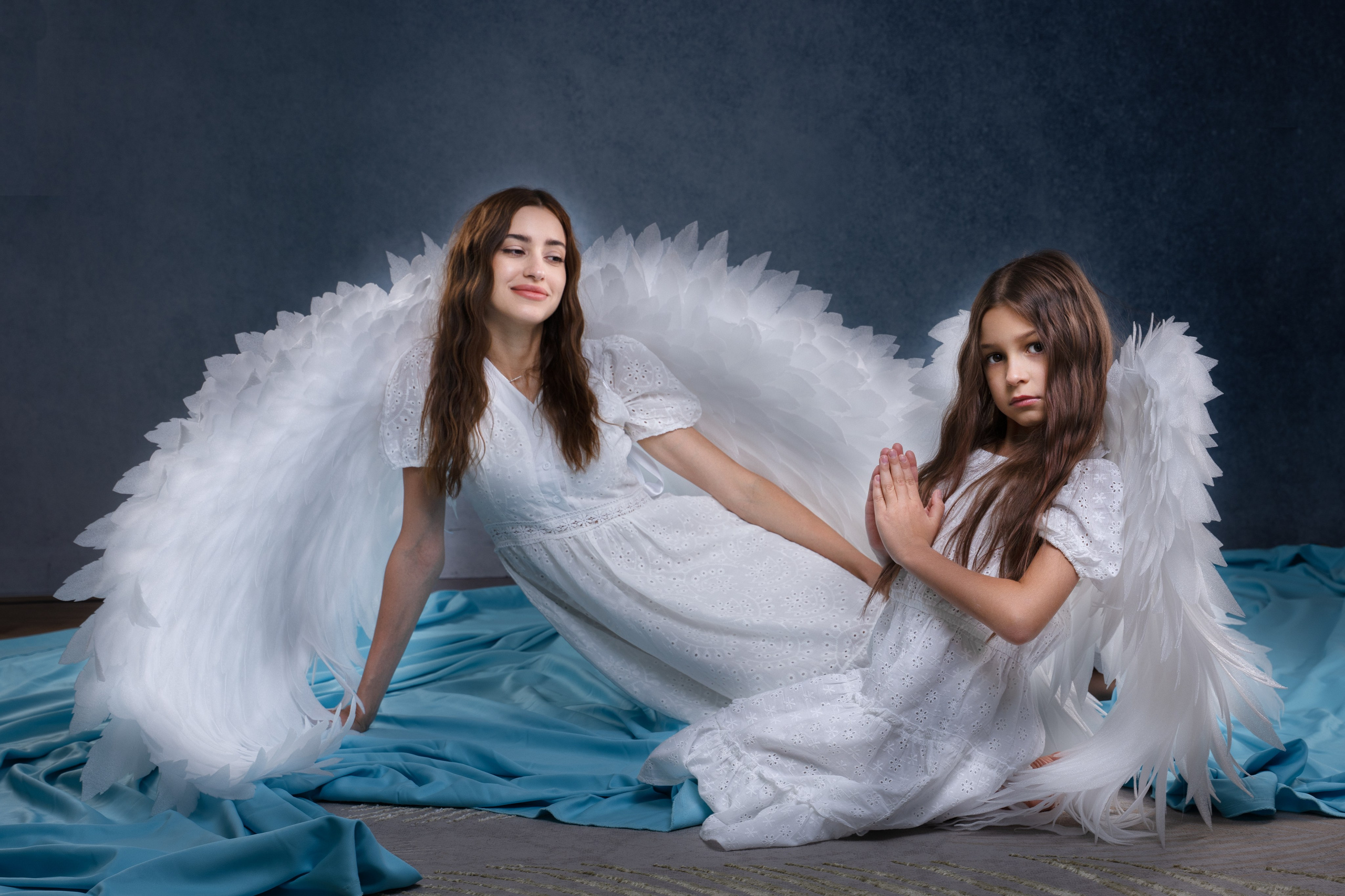 Ангельская сьемка (мама-дочь). Главная