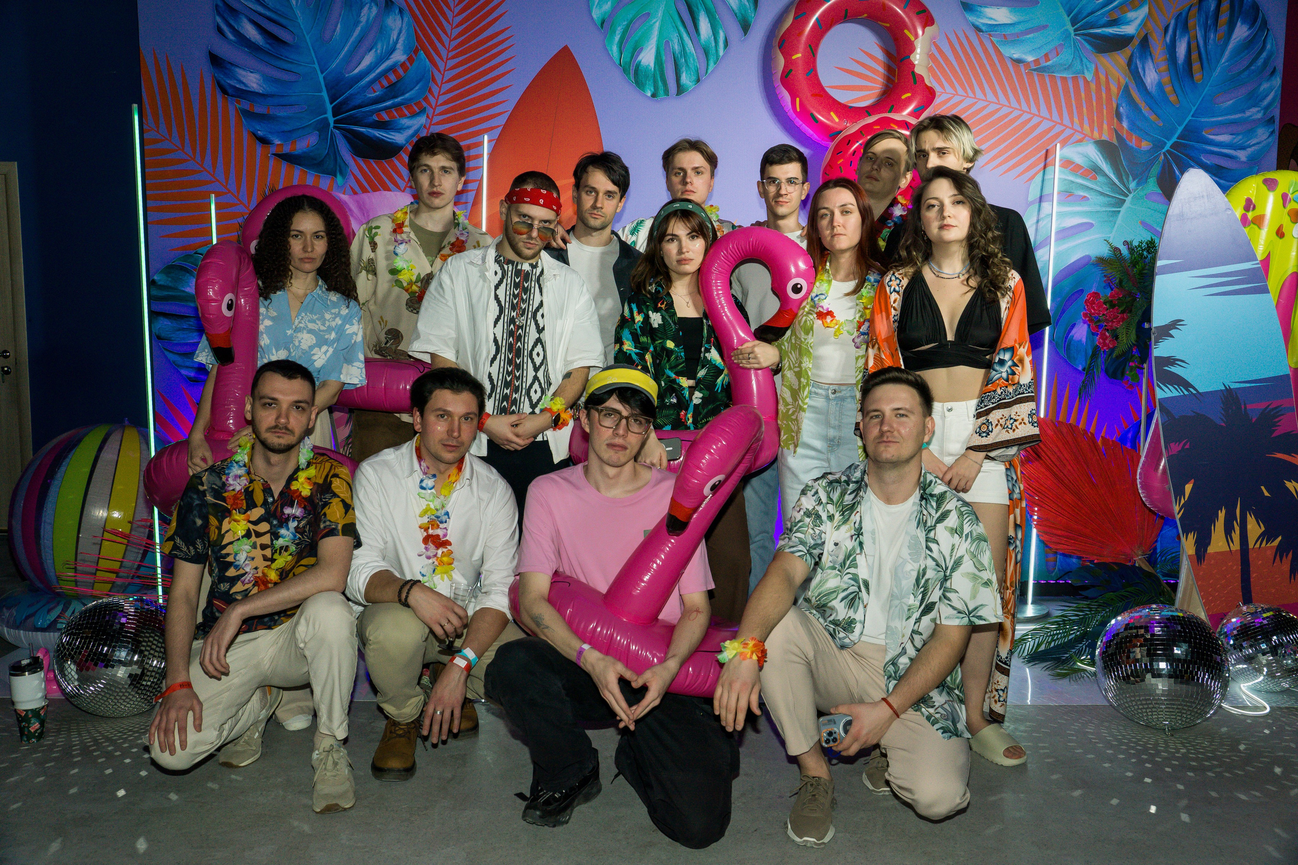 МТС корпоратив Гавайская вечеринка. Фотограф