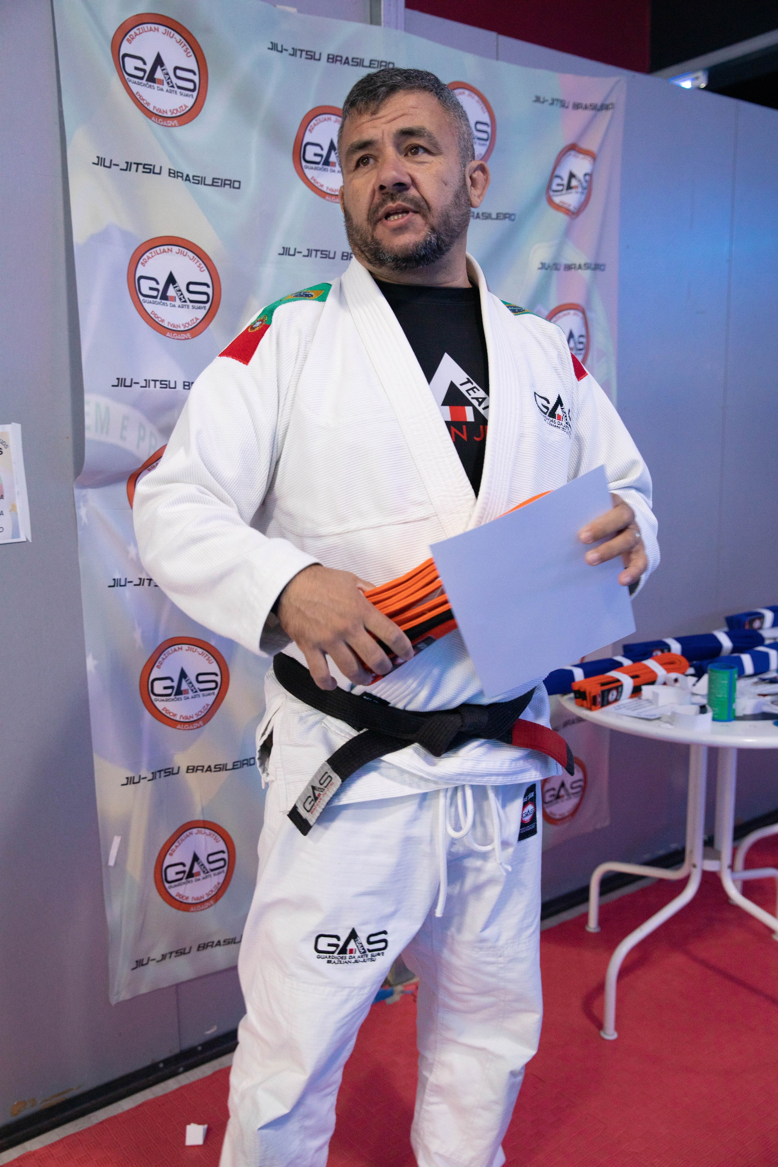Brazilian Jiu-Jitsu: Award Ceremony and New Belts. GAS Team. Algarve. Vila Real de Santo António. Photographer Oksana Lomnova