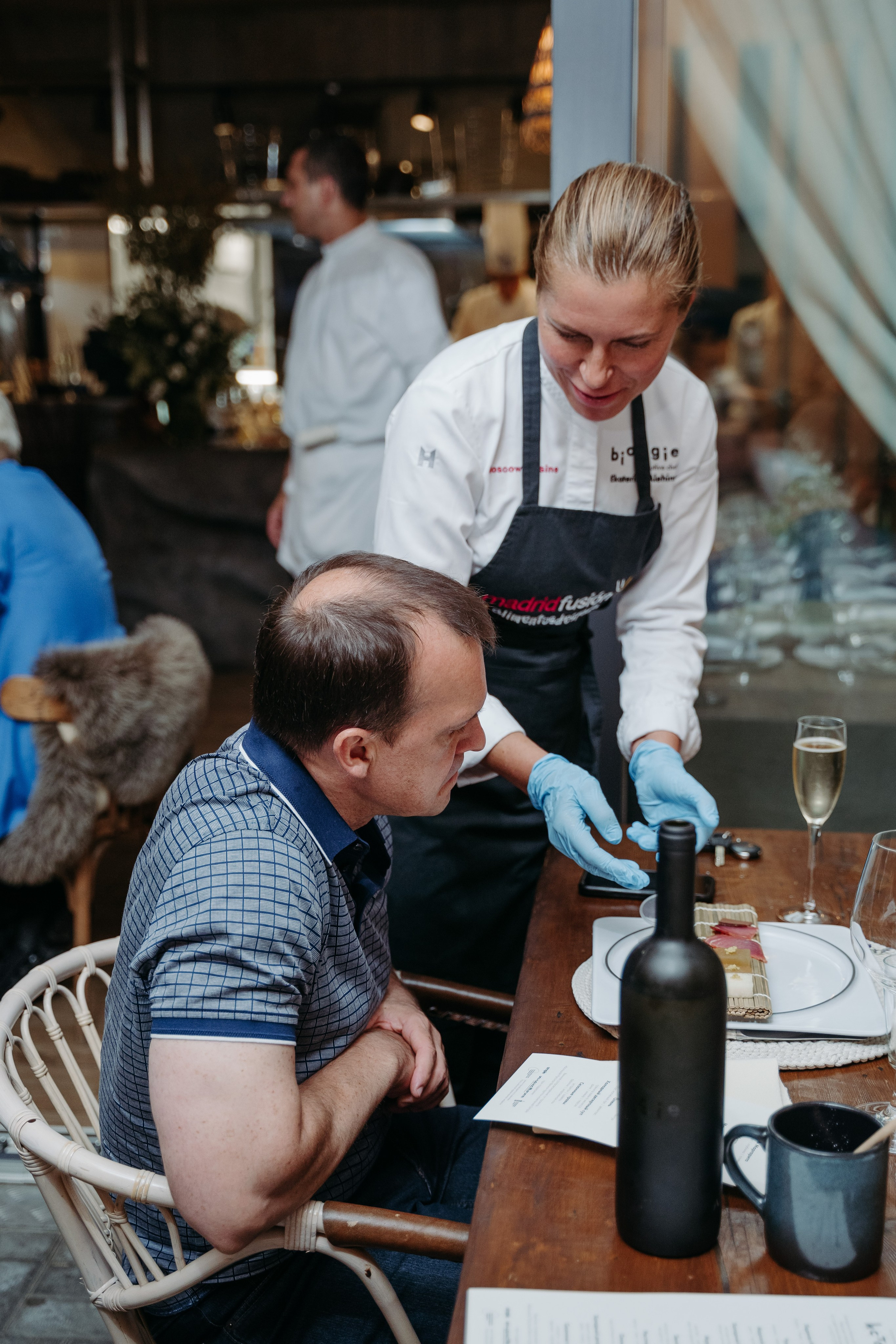 Открытый ужин с Mishlen Шеф Поварами. Репортажный и свадебный фотограф в Москве Рая Небогатова