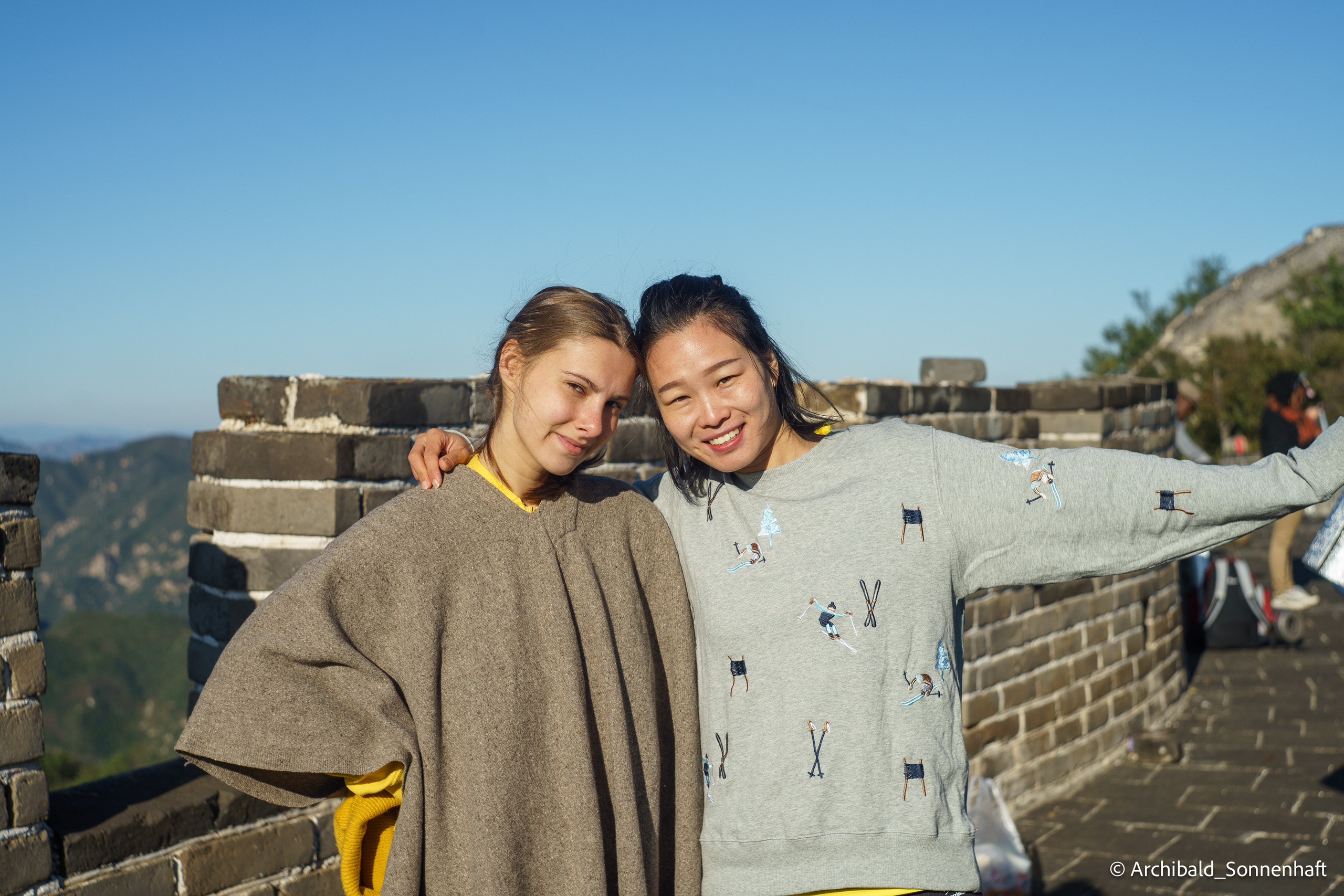 🇨🇳 长城, 北京 (Chinese wall, Beijing), 2019.10. Photographer in Guangzhou, China. Archibald Sonnenhaft