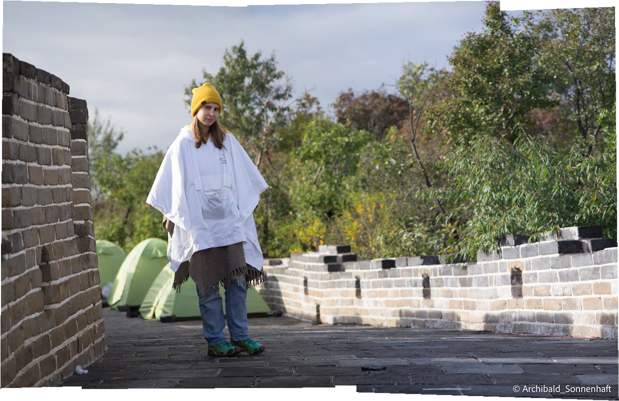 🇨🇳 长城, 北京 (Chinese wall, Beijing), 2019.10. Photographer in Guangzhou, China. Archibald Sonnenhaft