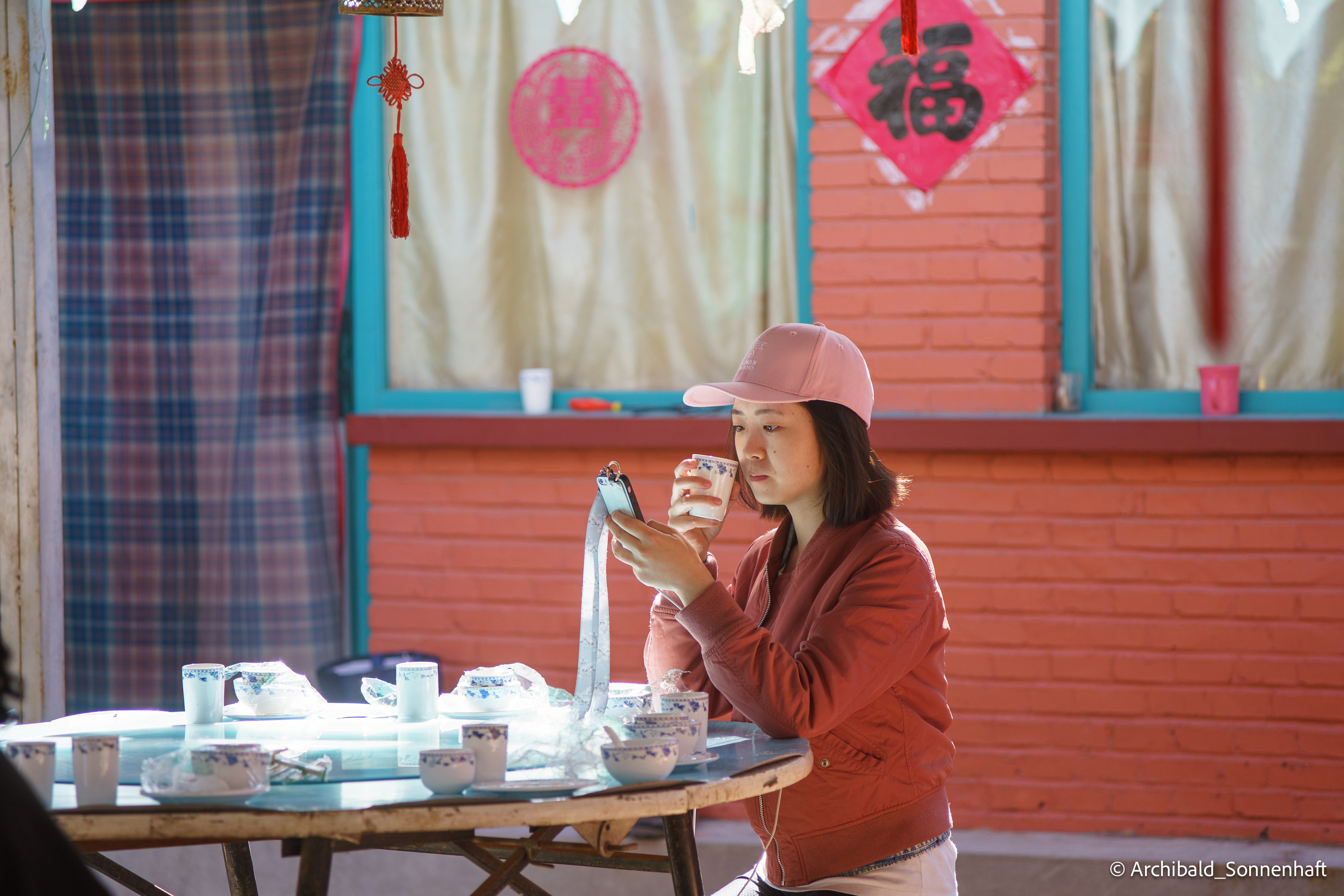 🇨🇳 长城, 北京 (Chinese wall, Beijing), 2019.10. Photographer in Guangzhou, China. Archibald Sonnenhaft