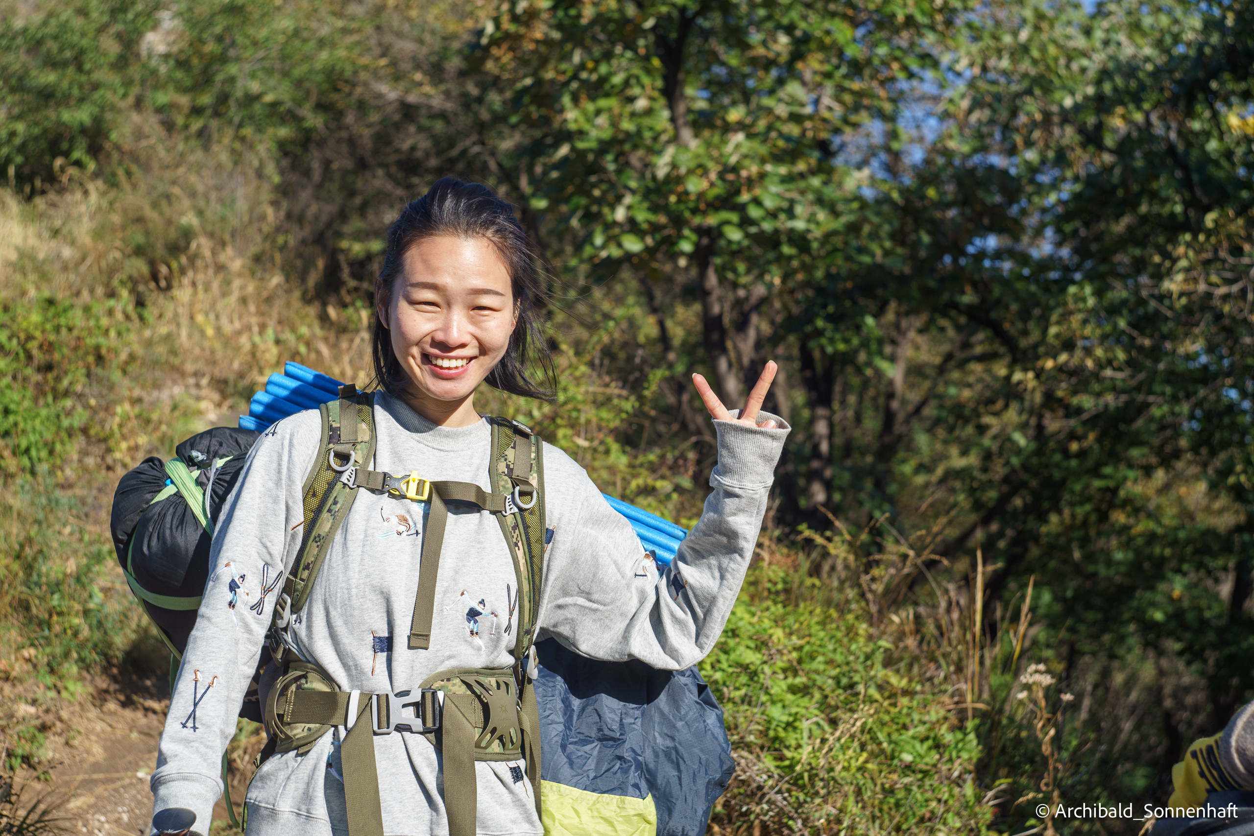 🇨🇳 长城, 北京 (Chinese wall, Beijing), 2019.10. Photographer in Guangzhou, China. Archibald Sonnenhaft