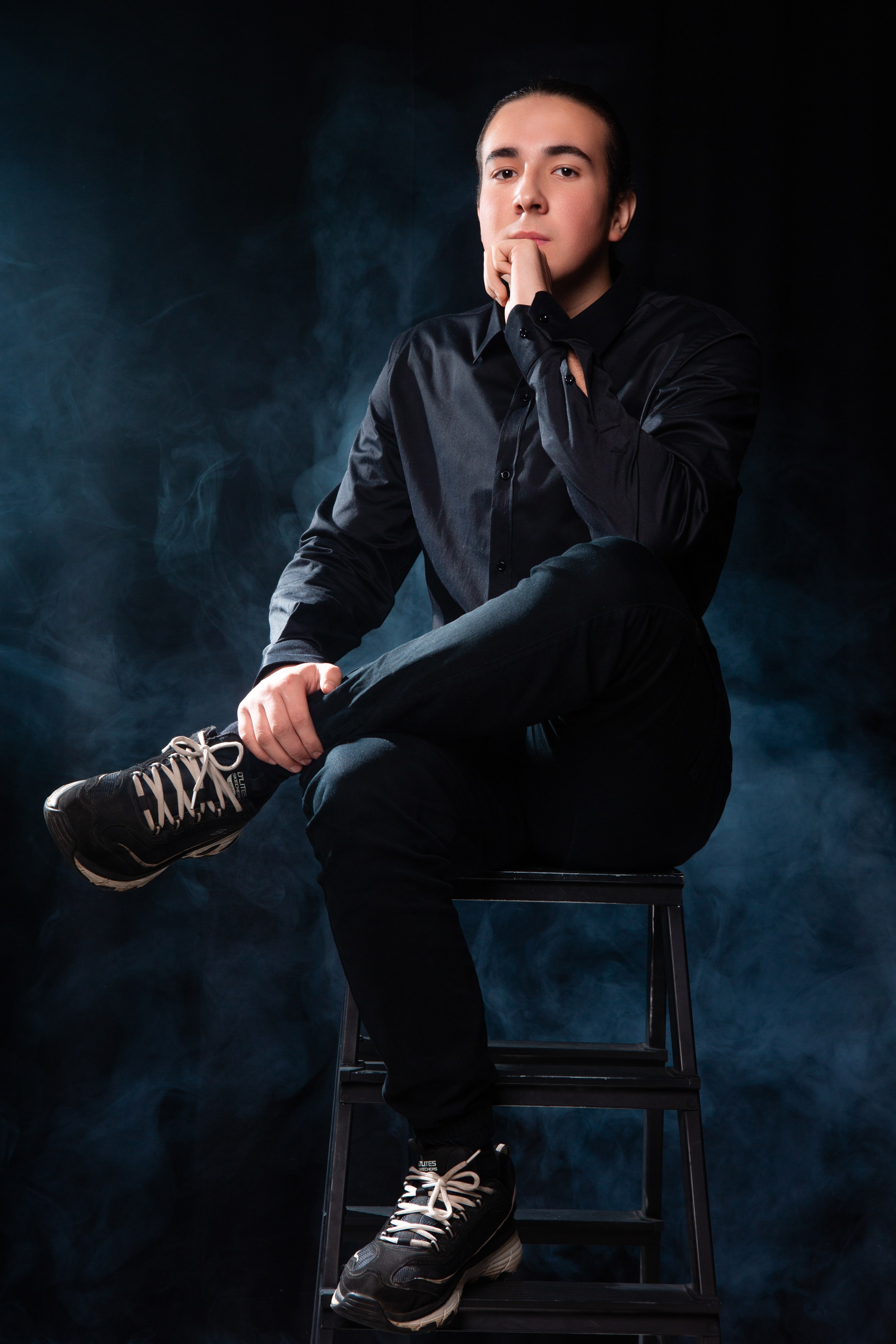 СЪЕМКА ПОРТРЕТОВ НА ЧЕРНОМ ФОНЕ + ДЫМ. ТВОЙ АЛЬБОМ / ТВОИ ПРАВИЛА