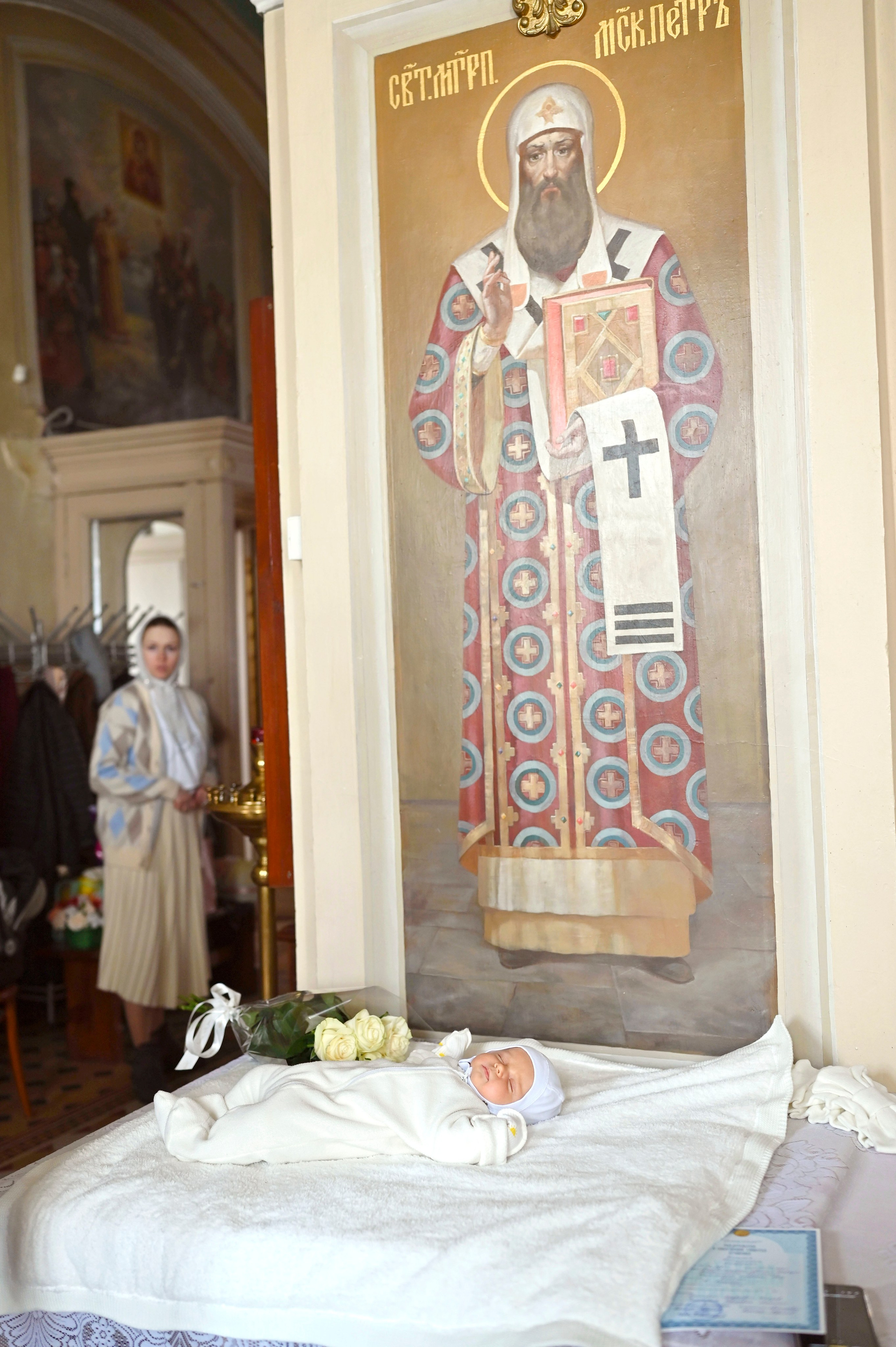 Крещение Эмилии. Семейный фотограф в г. Воскресенск Наталия Молева