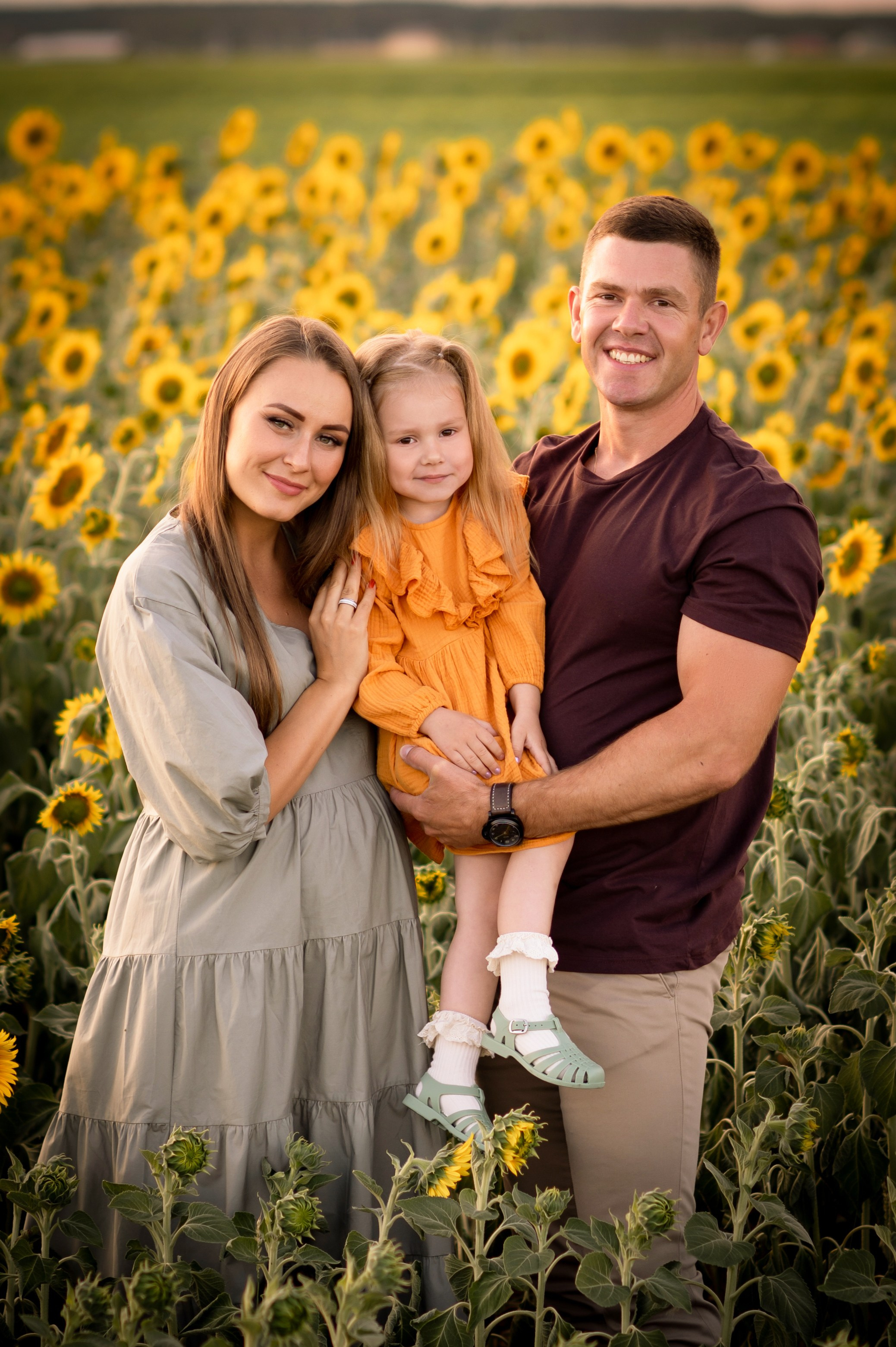 Подсолнухи. Семейный фотограф в Красноярске Надежда Кошелева