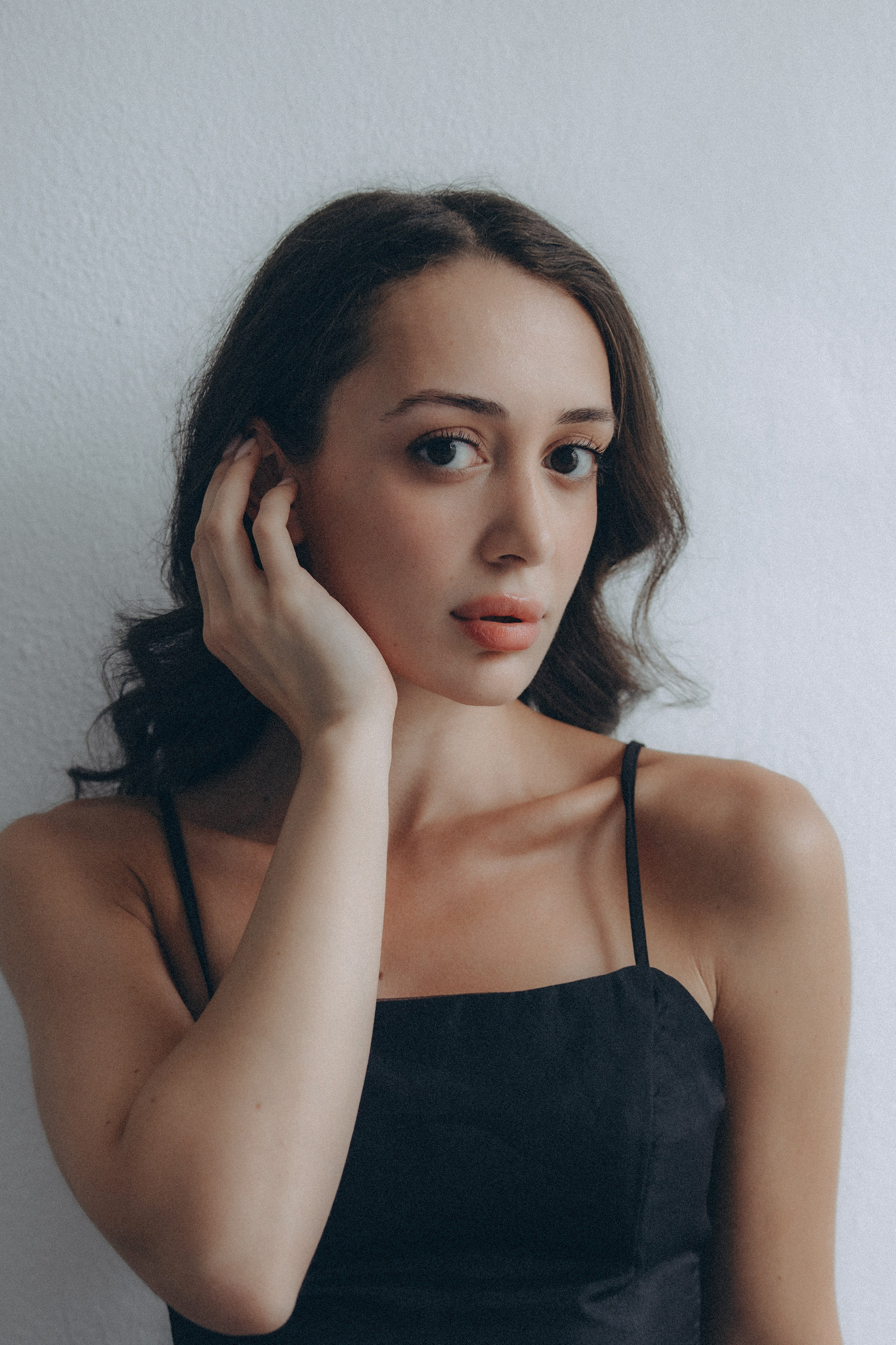 Female portrait with genuine expression and no posing