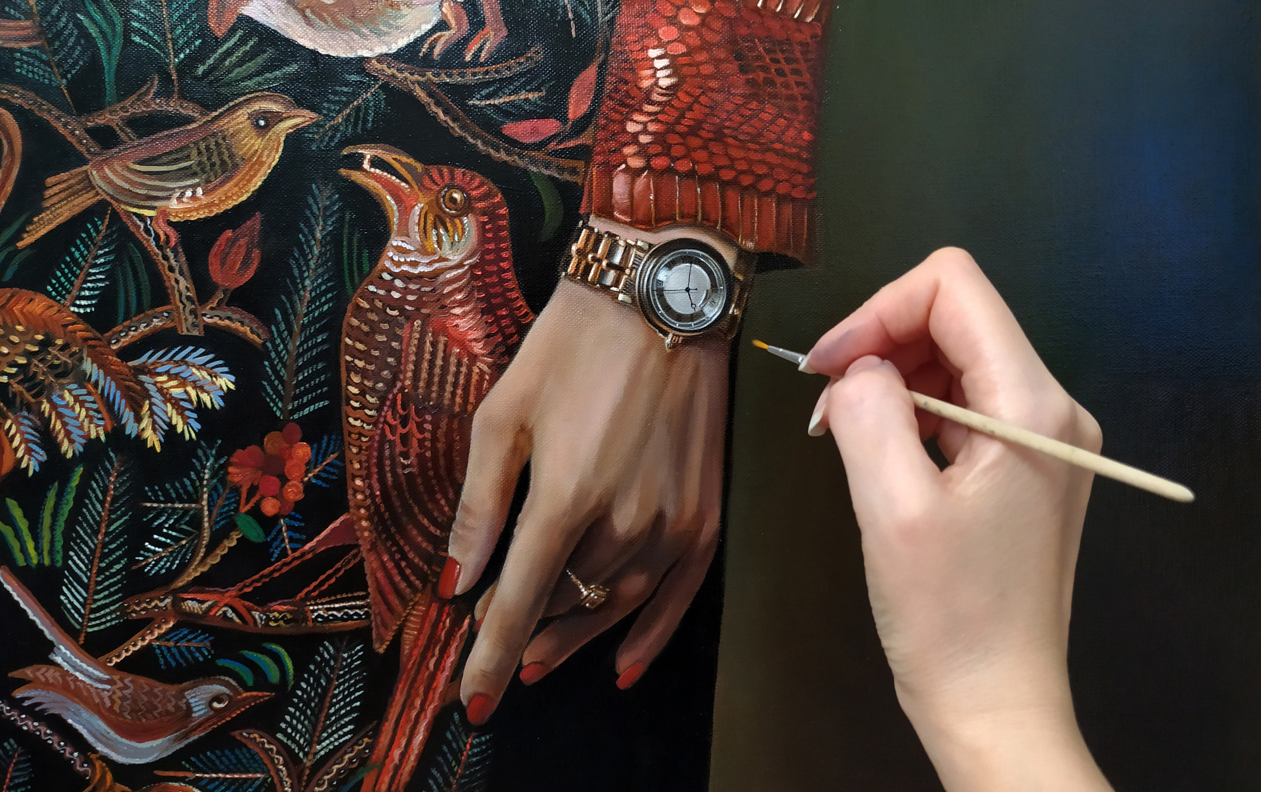 Portrait 140×80 cm → view. Portraits and paintings to order