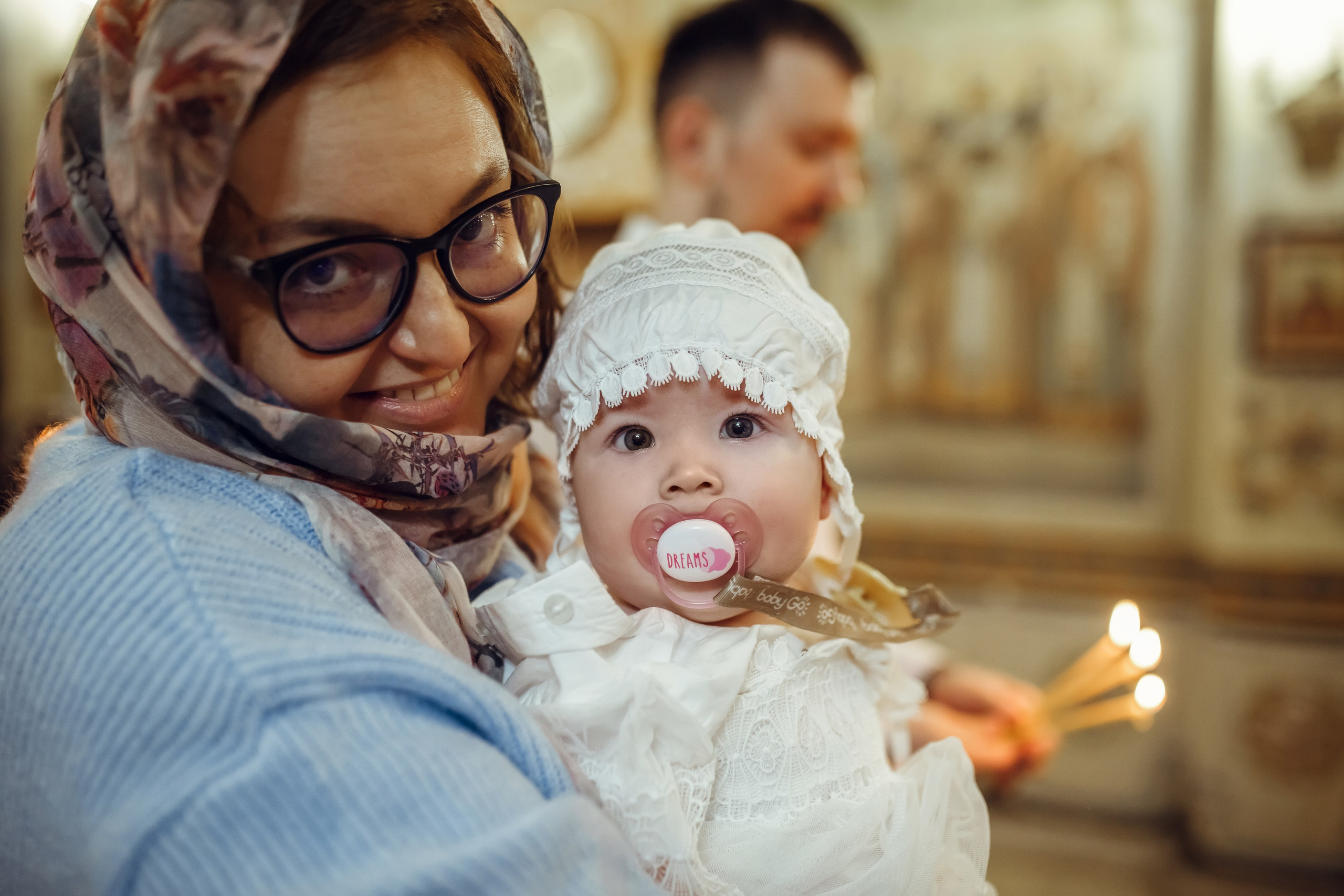 Крещение Валерии. Фотограф на Крещение, семейный фотограф в Москве