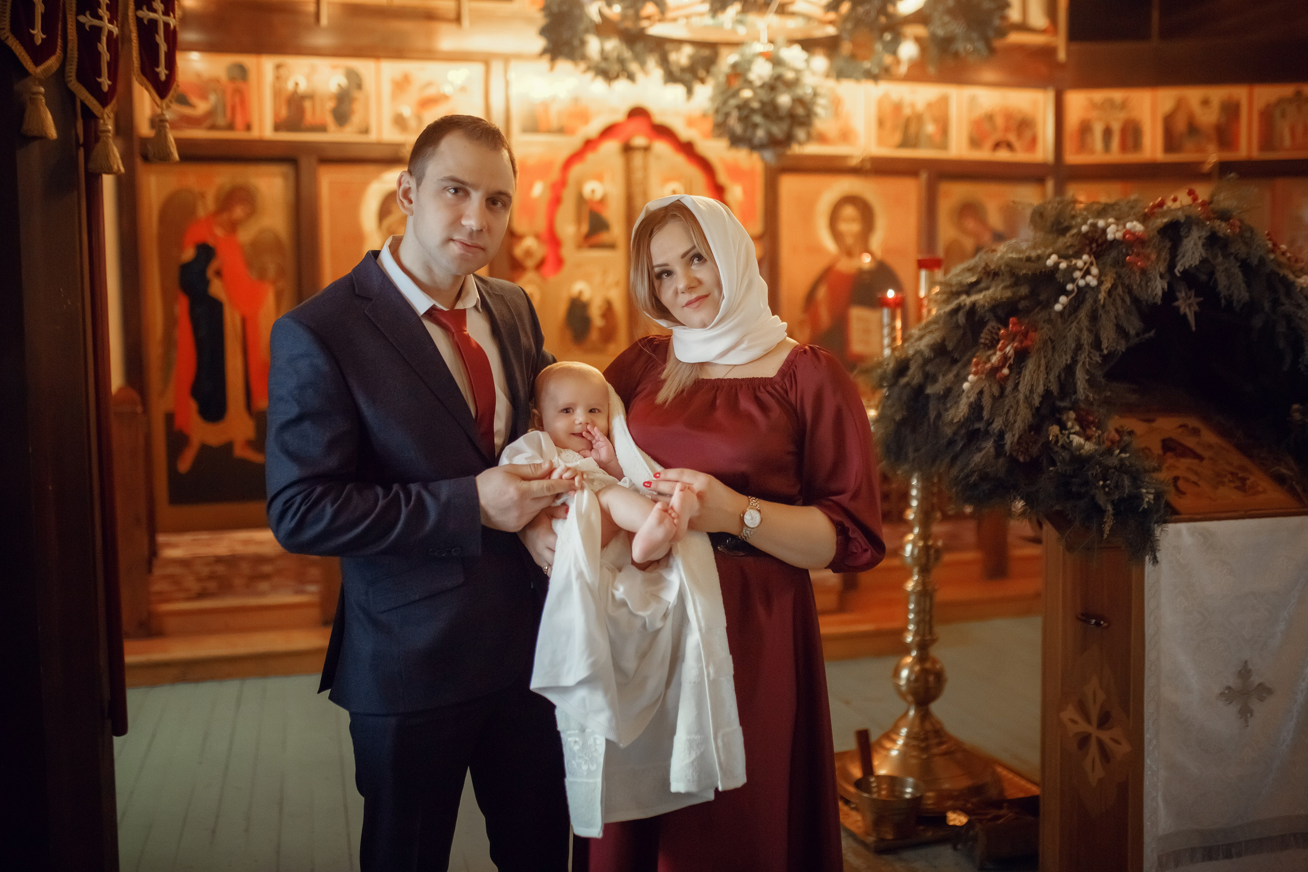 Крещение Александра. Фотограф на Крещение, семейный фотограф в Москве