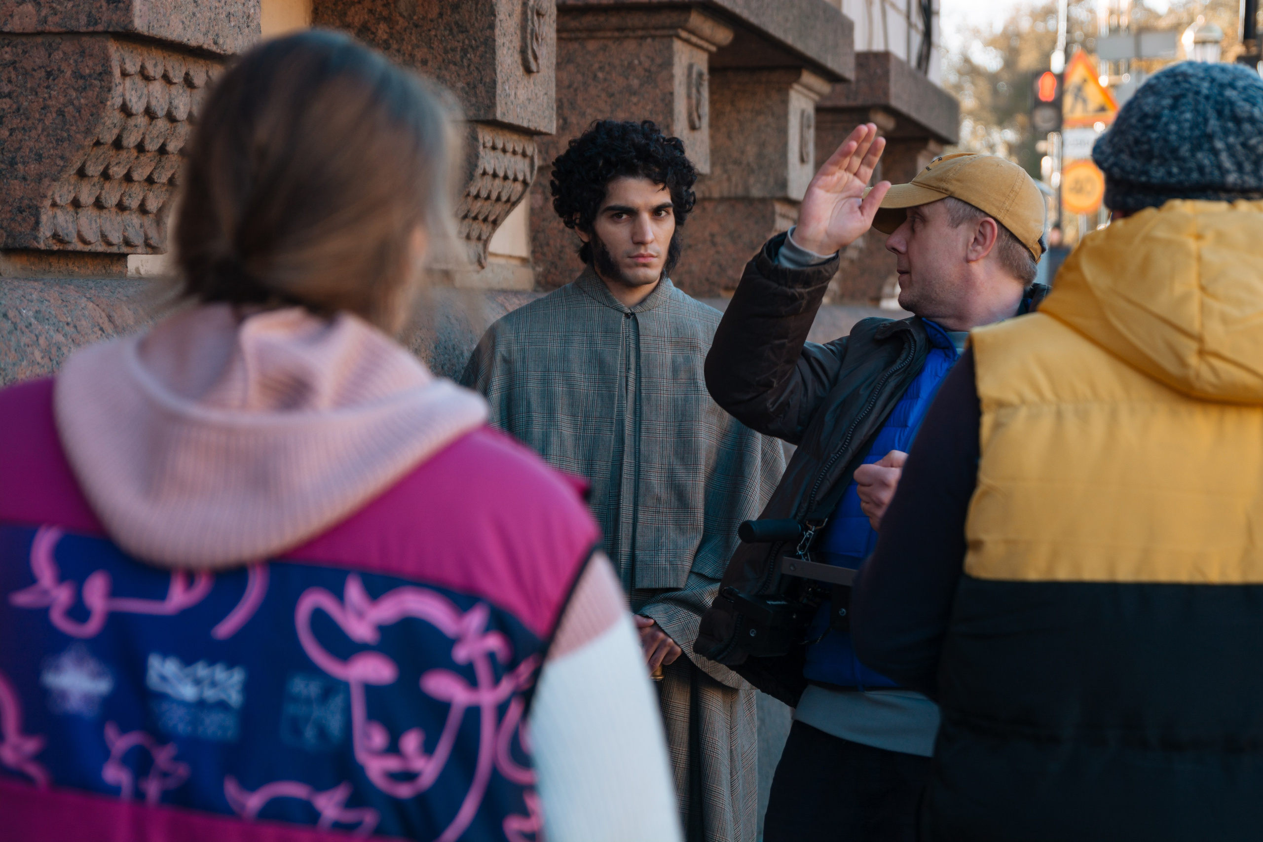 Пушкин в отеле «Оболенский». Съёмка ролика для конкурса. Портретный фотограф в Санкт-Петербурге Дмитриева Наталия