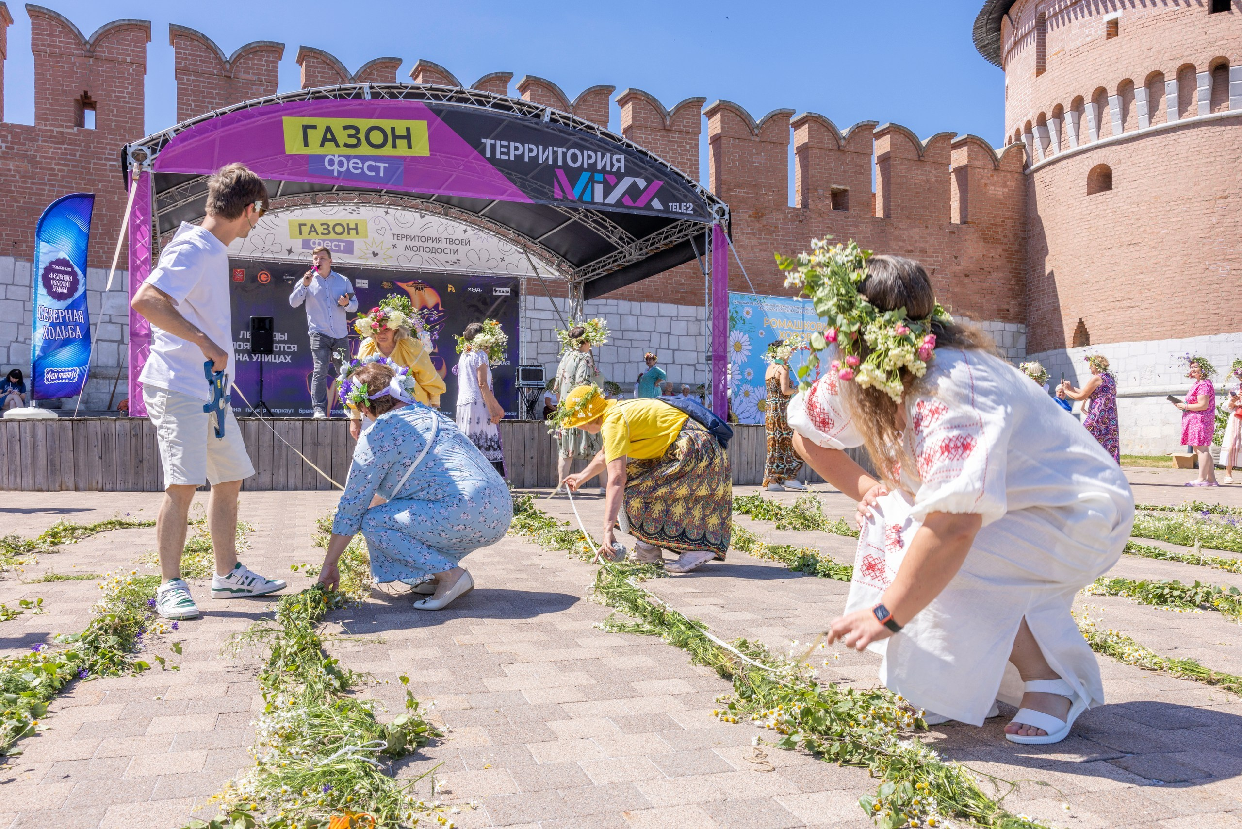 Фестиваль «Ромашковый хоровод». Северная ходьба. Фотограф в Туле Крупский АнДРей. Фотостудия «КАДР71» в Туле