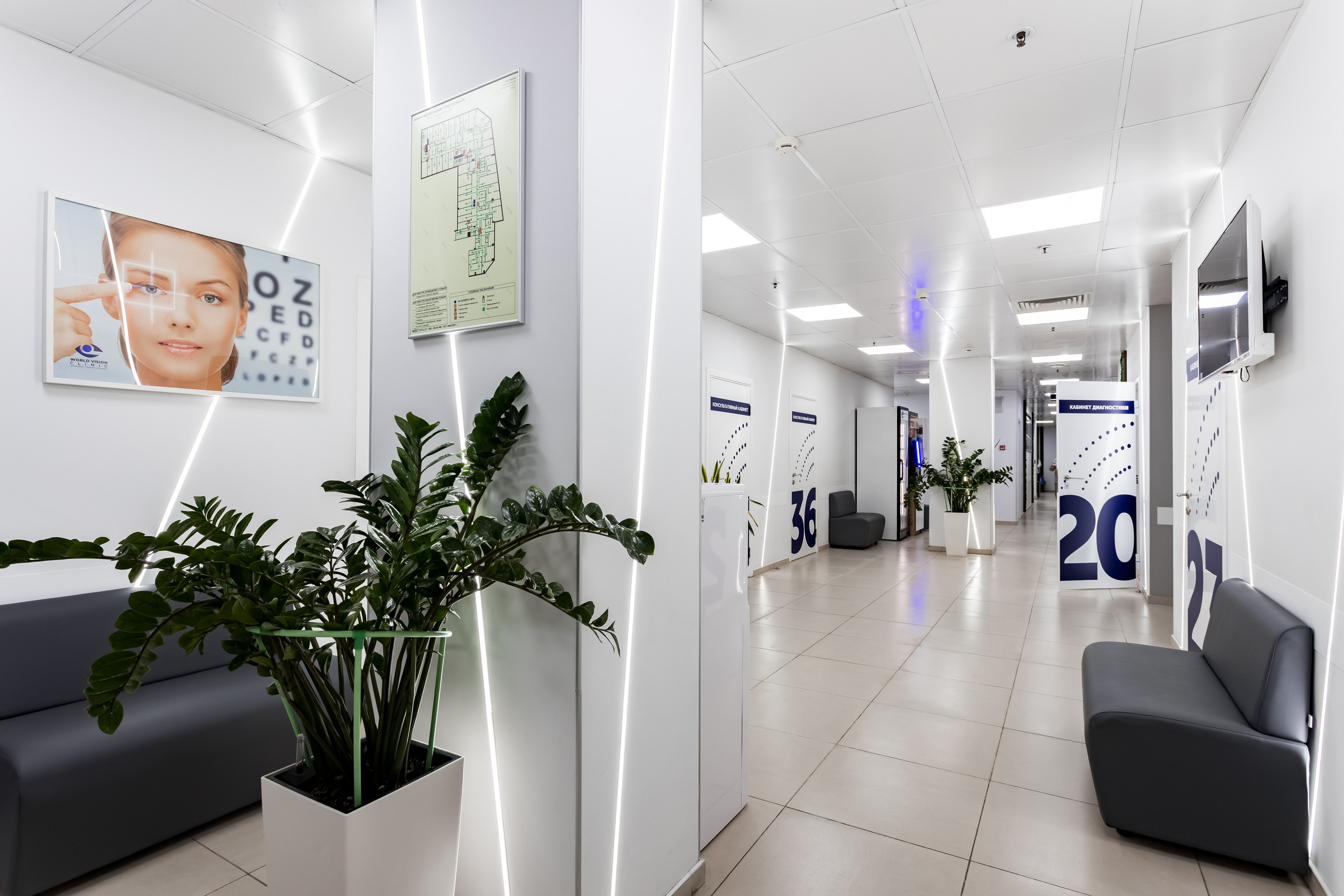 Фотосъемка интерьера для офтальмологической клиники. Интерьеры, Контент, Портреты | Фотограф в Москве Дани Терно