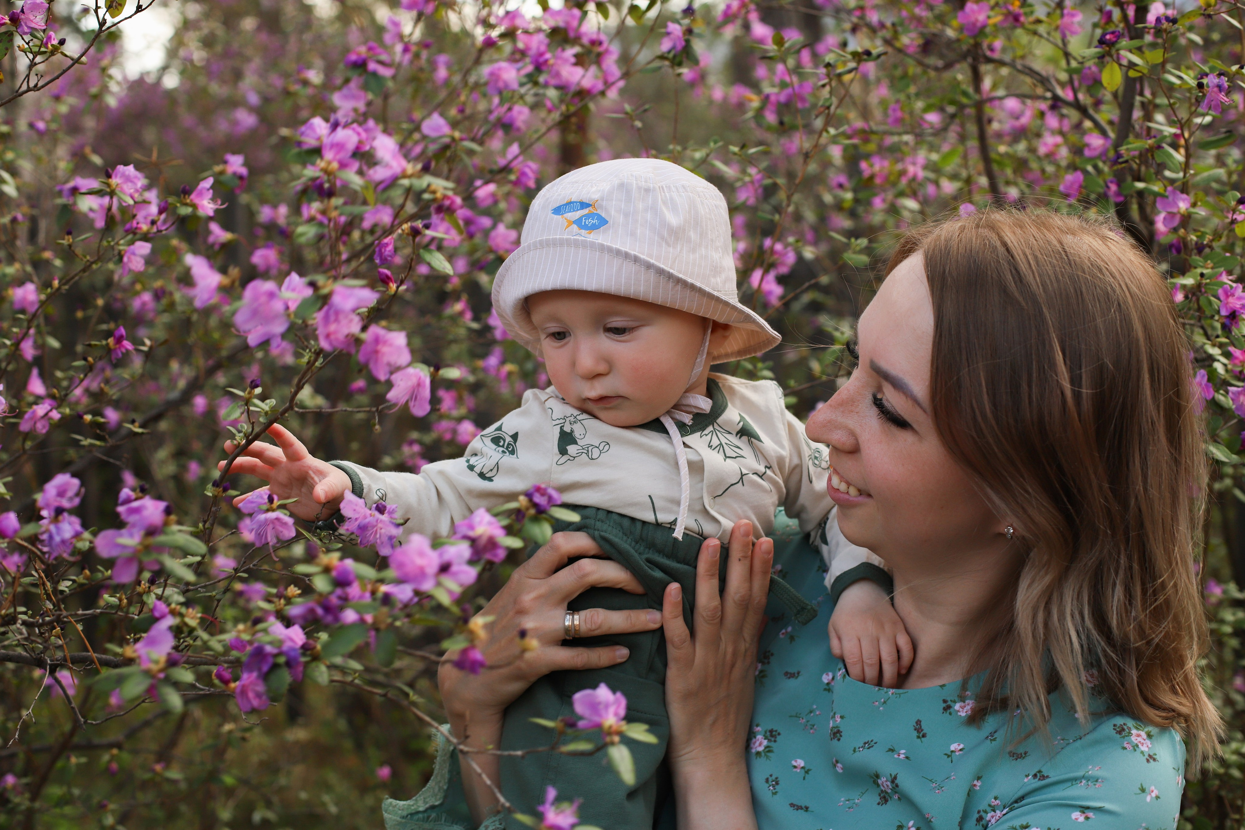 Анна & семья. Фотограф Нина Брандт в Горном Алтае
