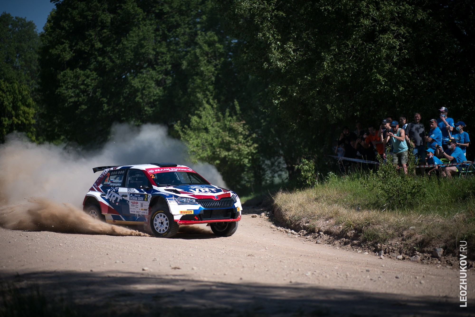 Rally Pskov 2024. Sports photographer Leonid Zhukov